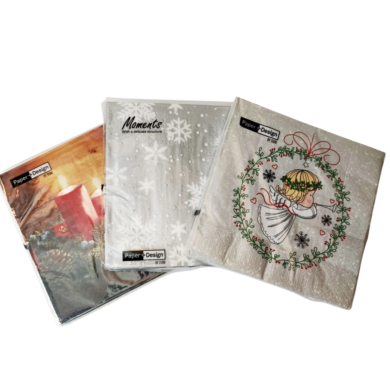 Salvrätikud 33x33cm 3x erinevad 20tk/pk JÕULUPILDID