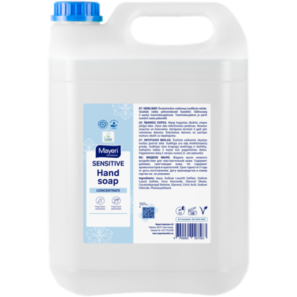 Mayeri vedelseep Sensitive 5L
