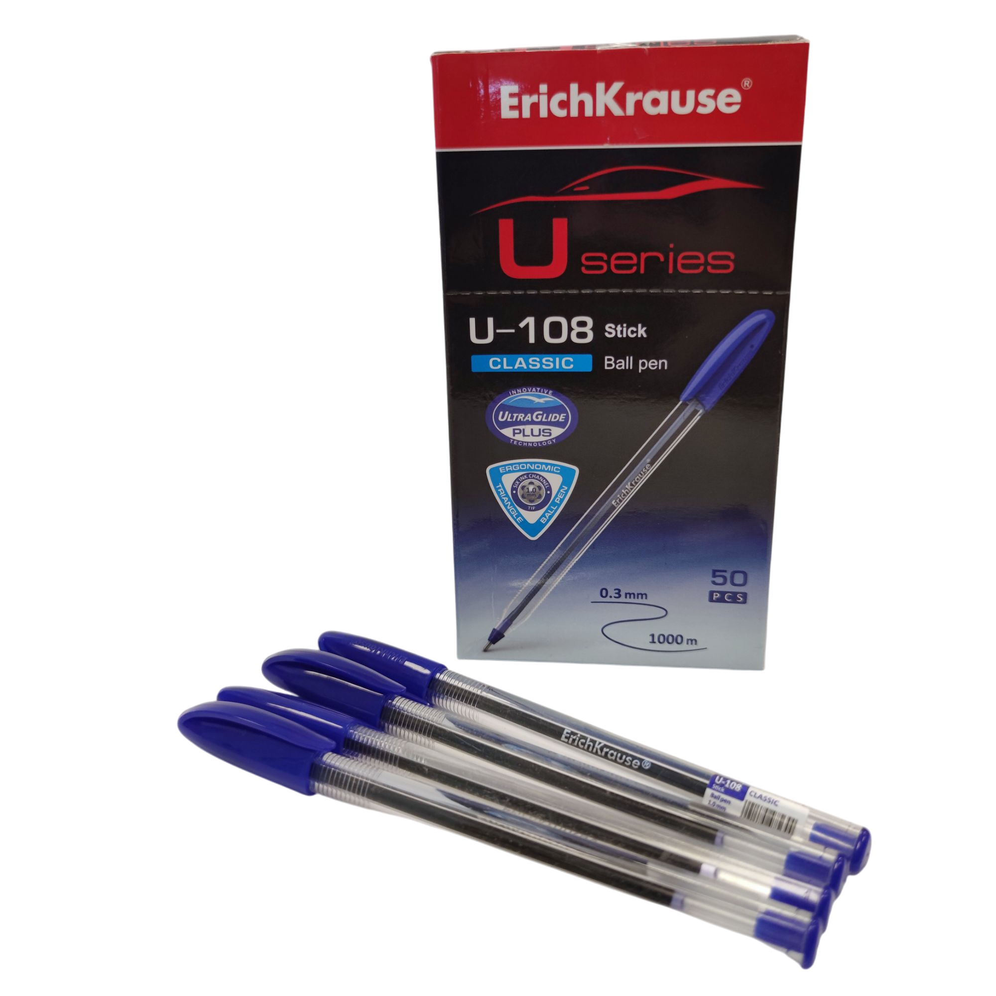 Pastapliiats U-108 Classic Stick 1.0mm sinine