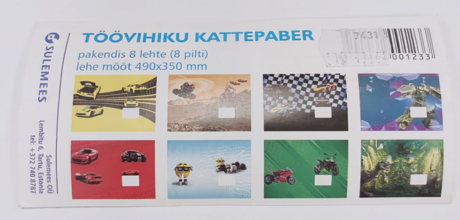 Töövihiku kattepaber 490x350mm 8tk/rll - Image 2