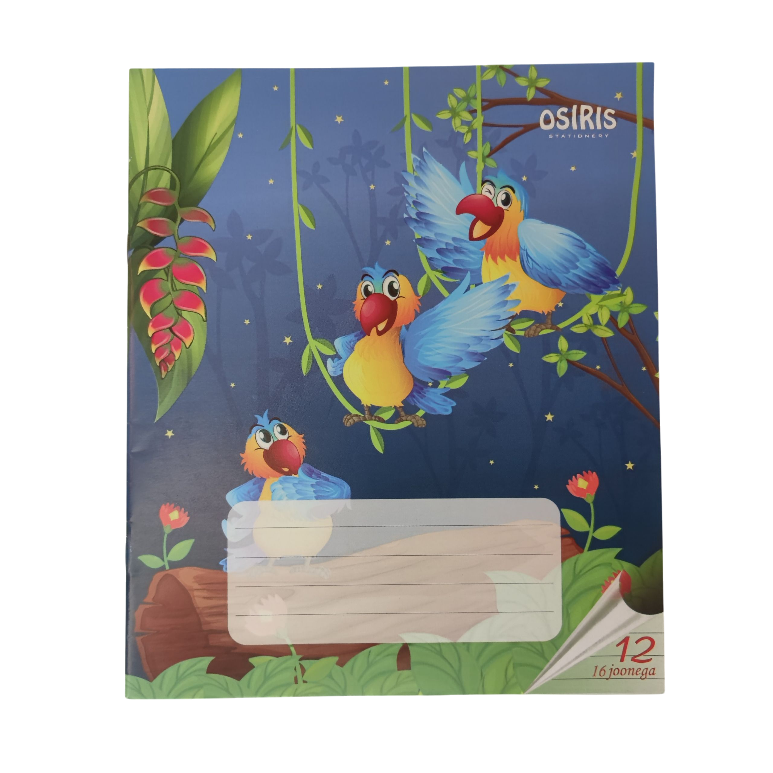 Vihik A5 12lehte 16 joont