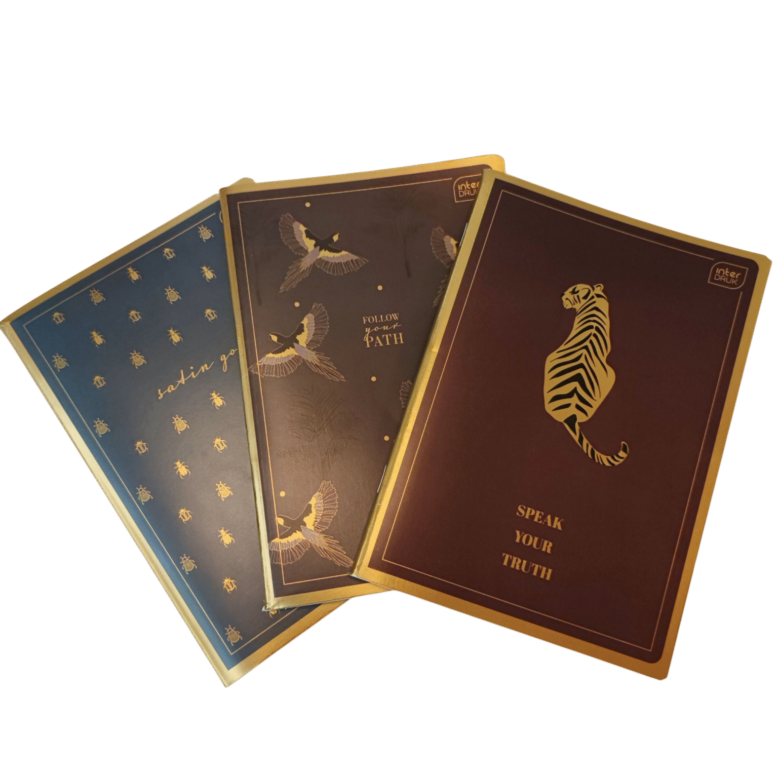 Kaustik A5 80 lehte ruut Satin gold - Image 3