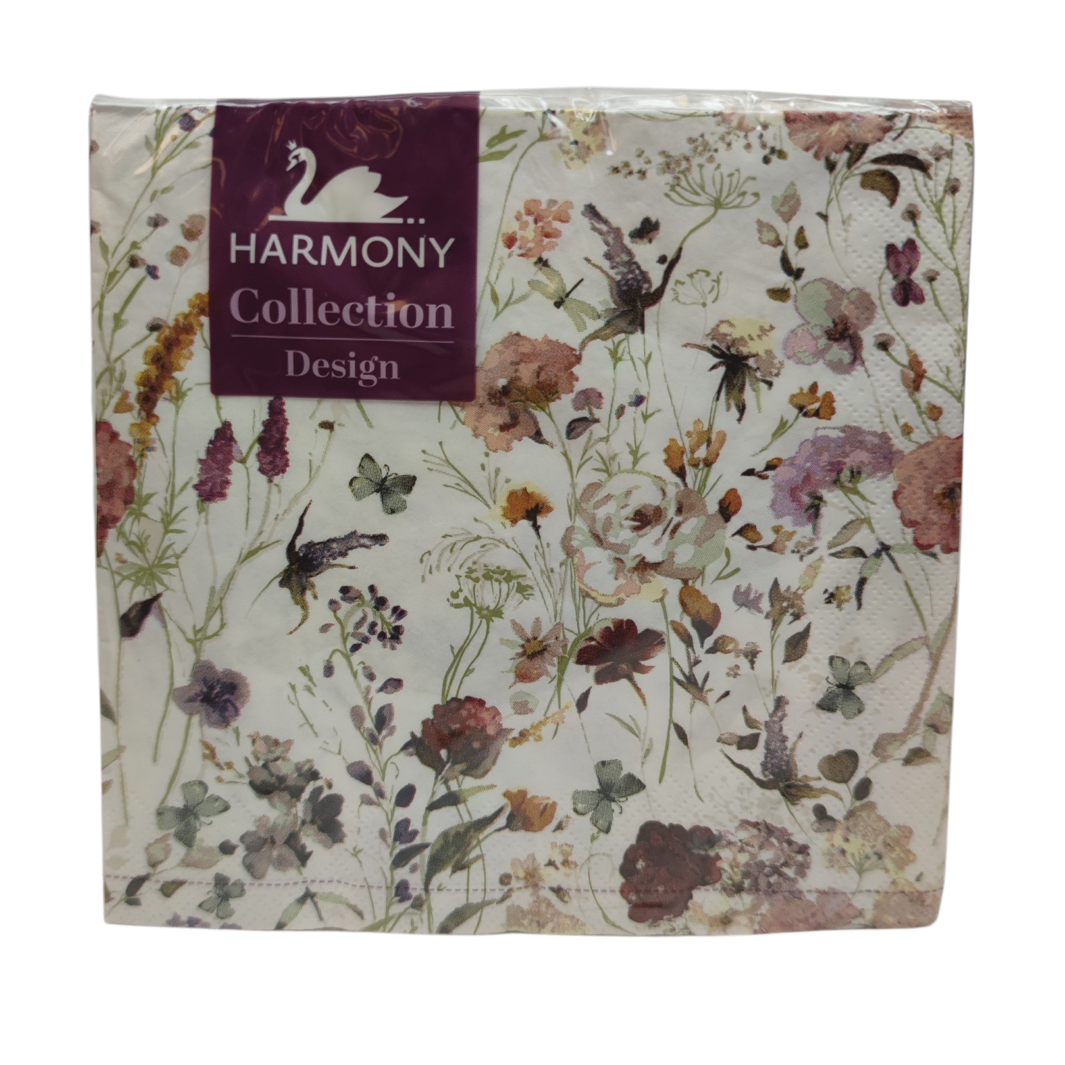 Salvrätik Harmony 33x33cm 20tk/pk lilled - Image 2