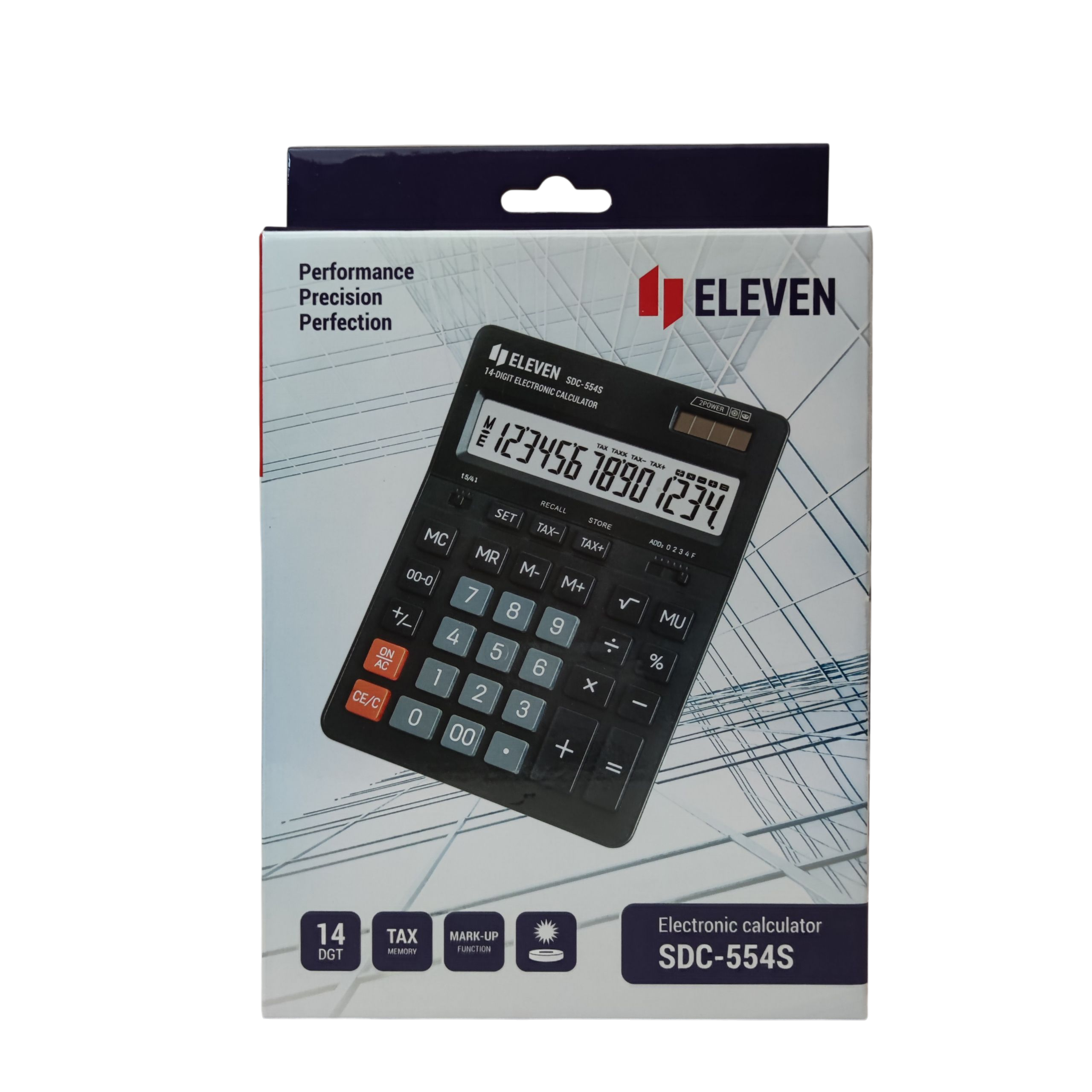 Kalkulaator Eleven SD-C554SE 14 kohta must