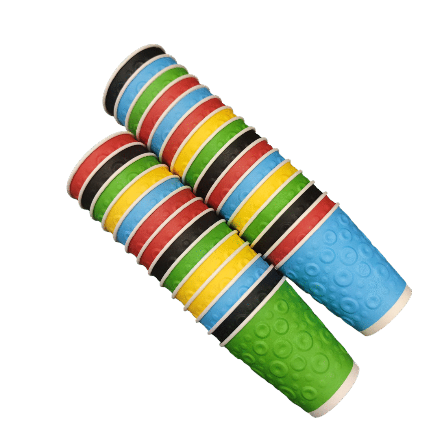 Kohvitops 250ml 2-kihiline Mix of colours 30 tk/pk - Image 2