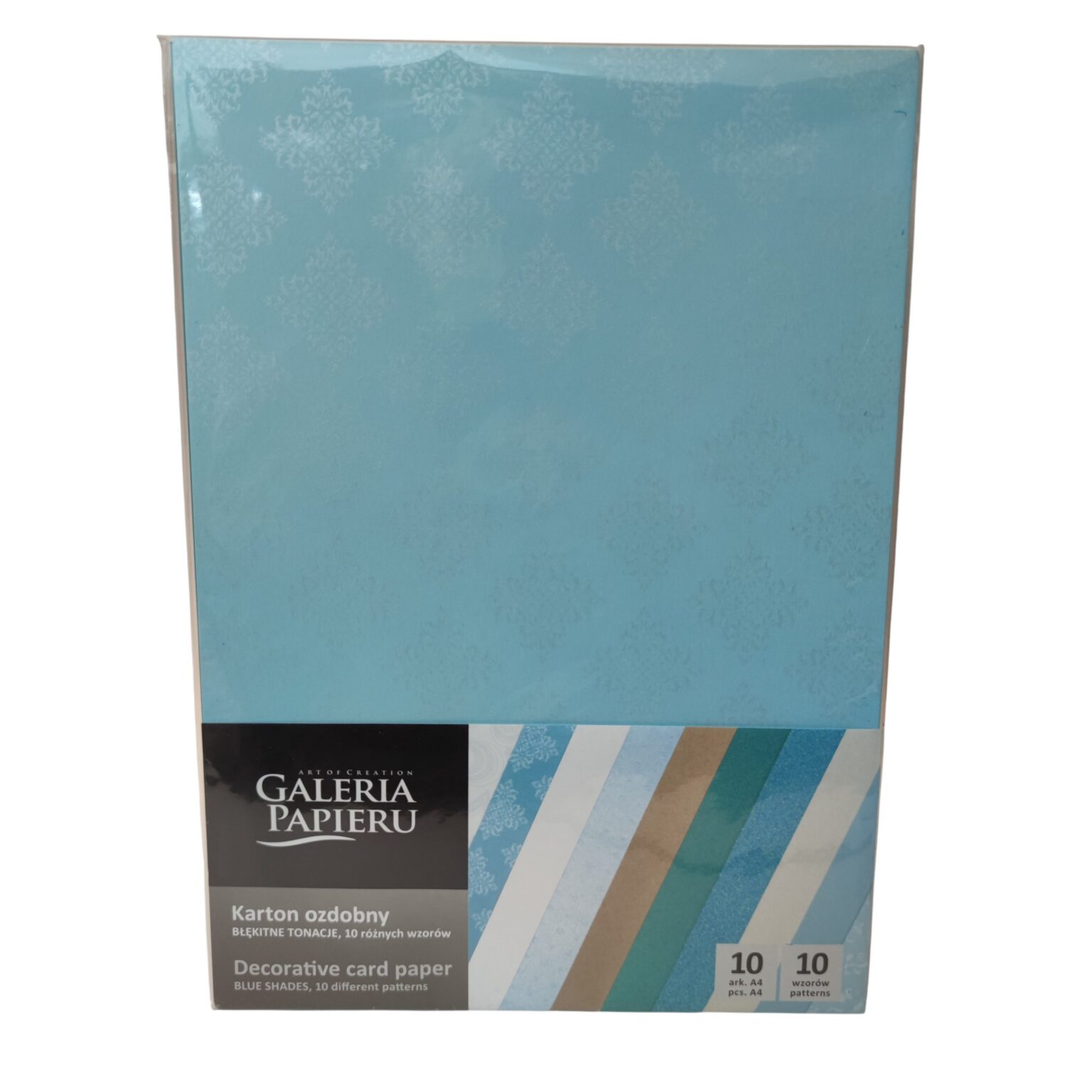 Disainkartongi segupakk A4 10 lehte sinised toonid