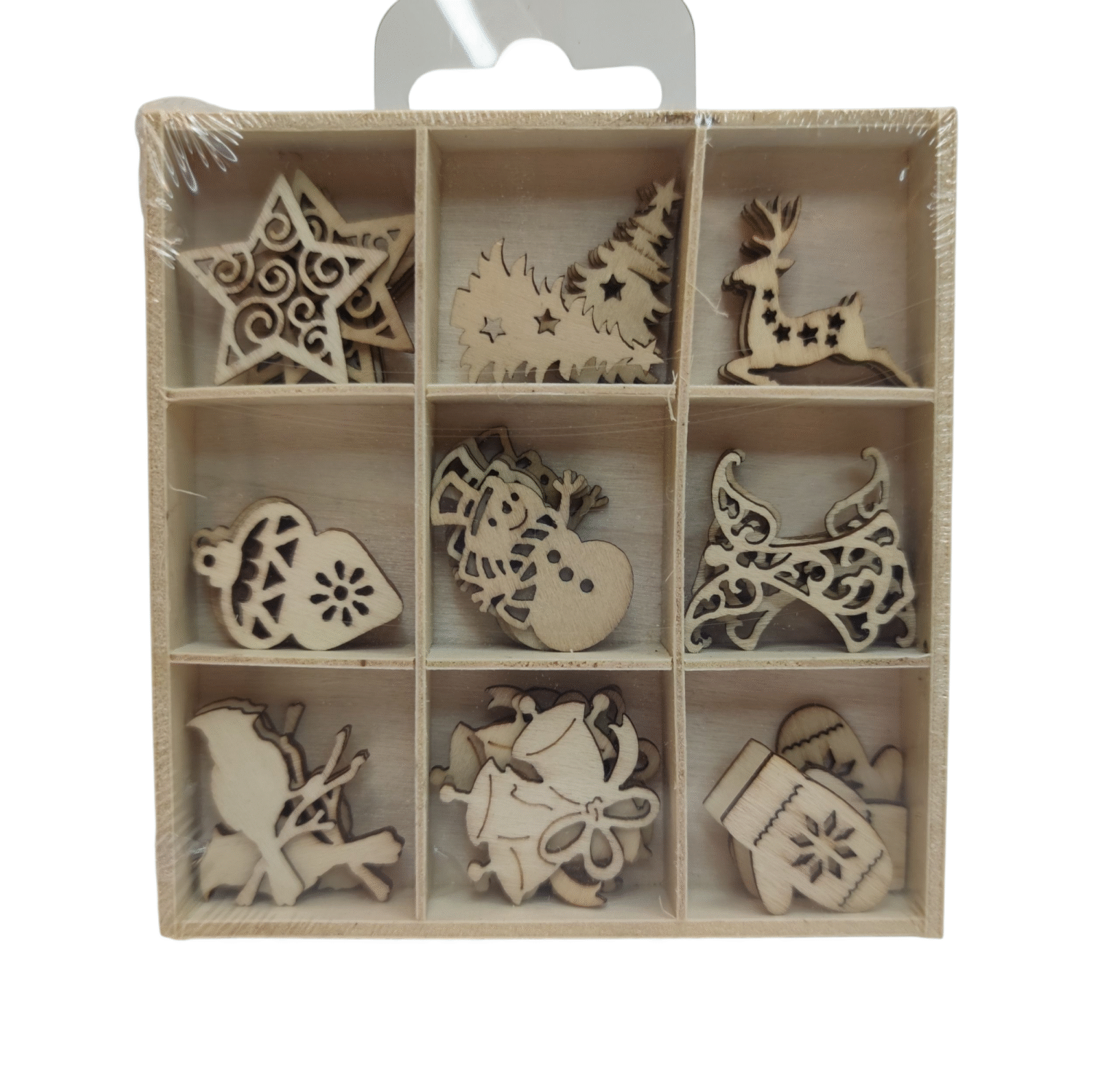 Puidust ornamendid 45tk/pk jõulud - Image 2