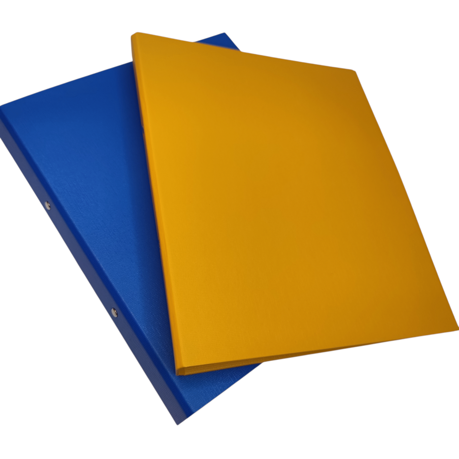 Rõngaskaaned A4 2-rõngaga 20mm(selg 35mm) PP kaetud kartong kollane/sinine