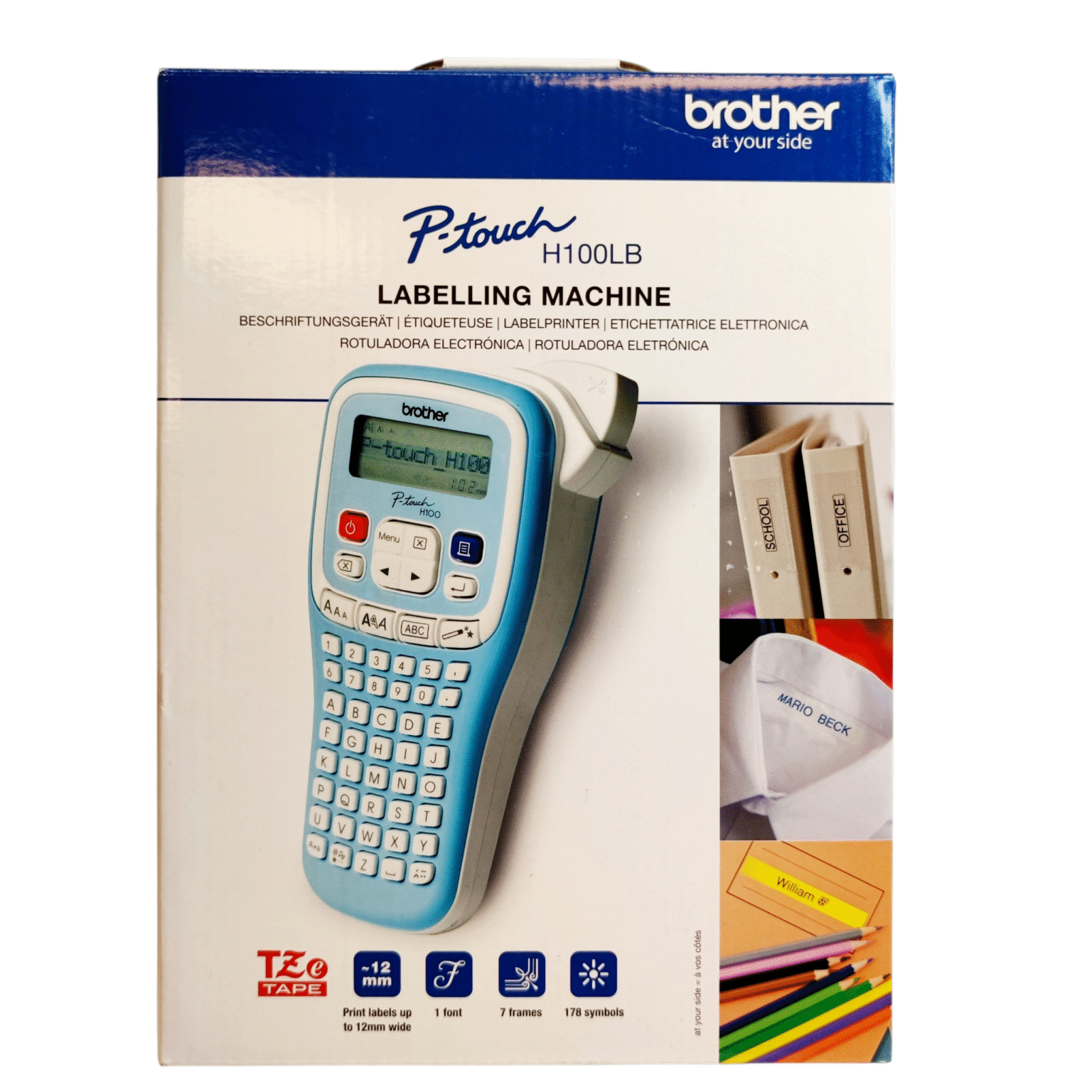 Etiketiprinter Brother PTH-100 Light Blue