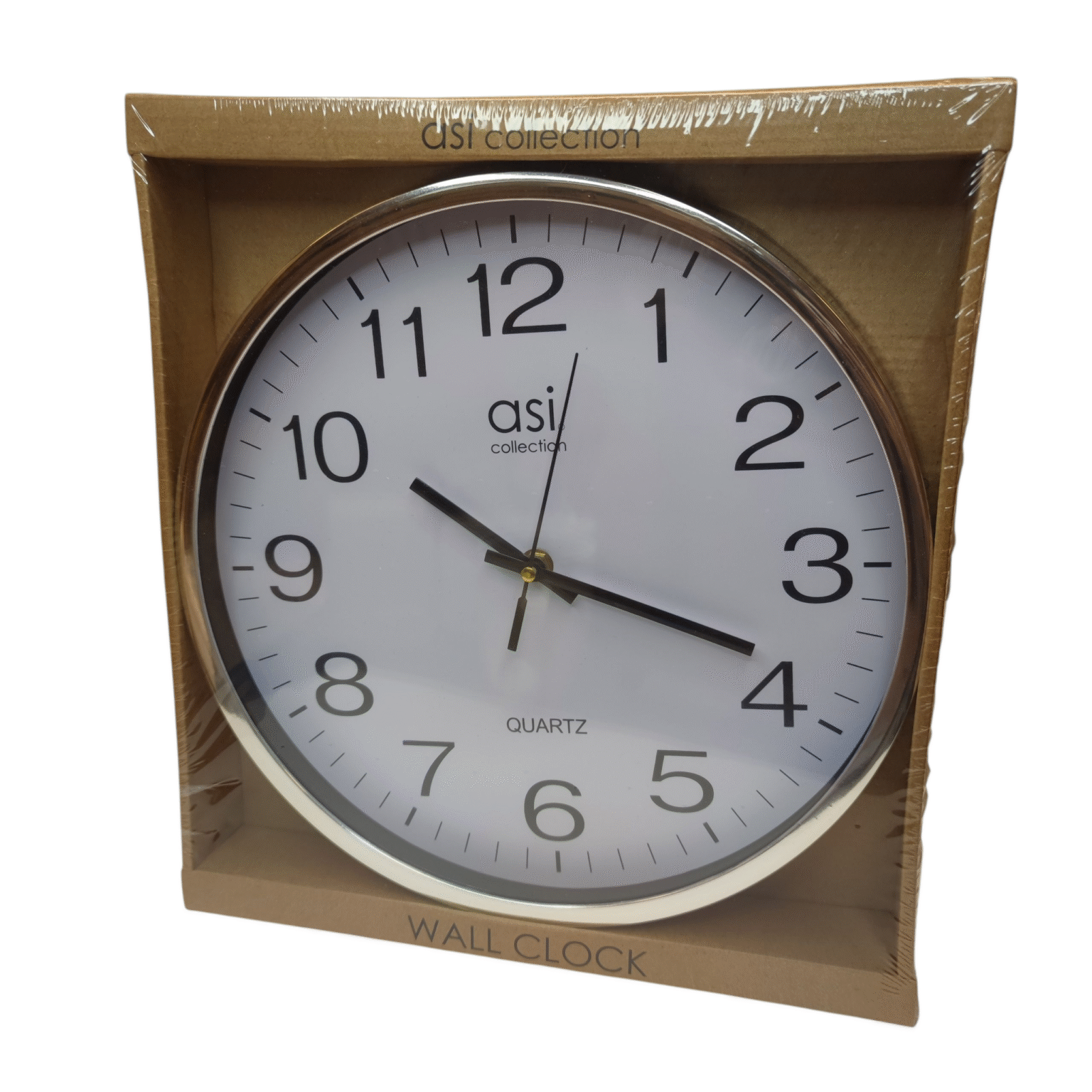 Seinakell d.31cm hõbedane must