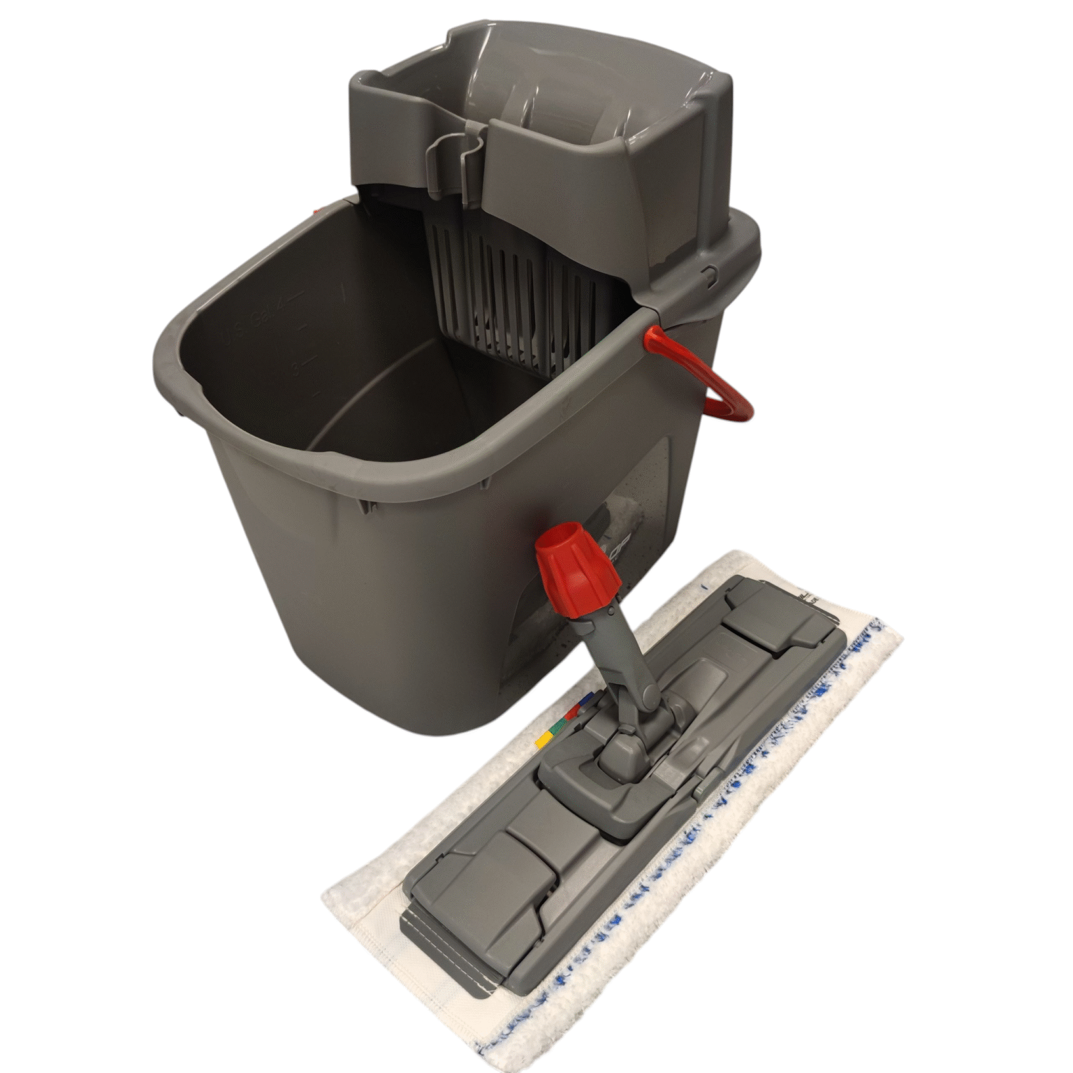 Koristusämbri komplekt Easy Wash (15L hall ämber punase sangaga)