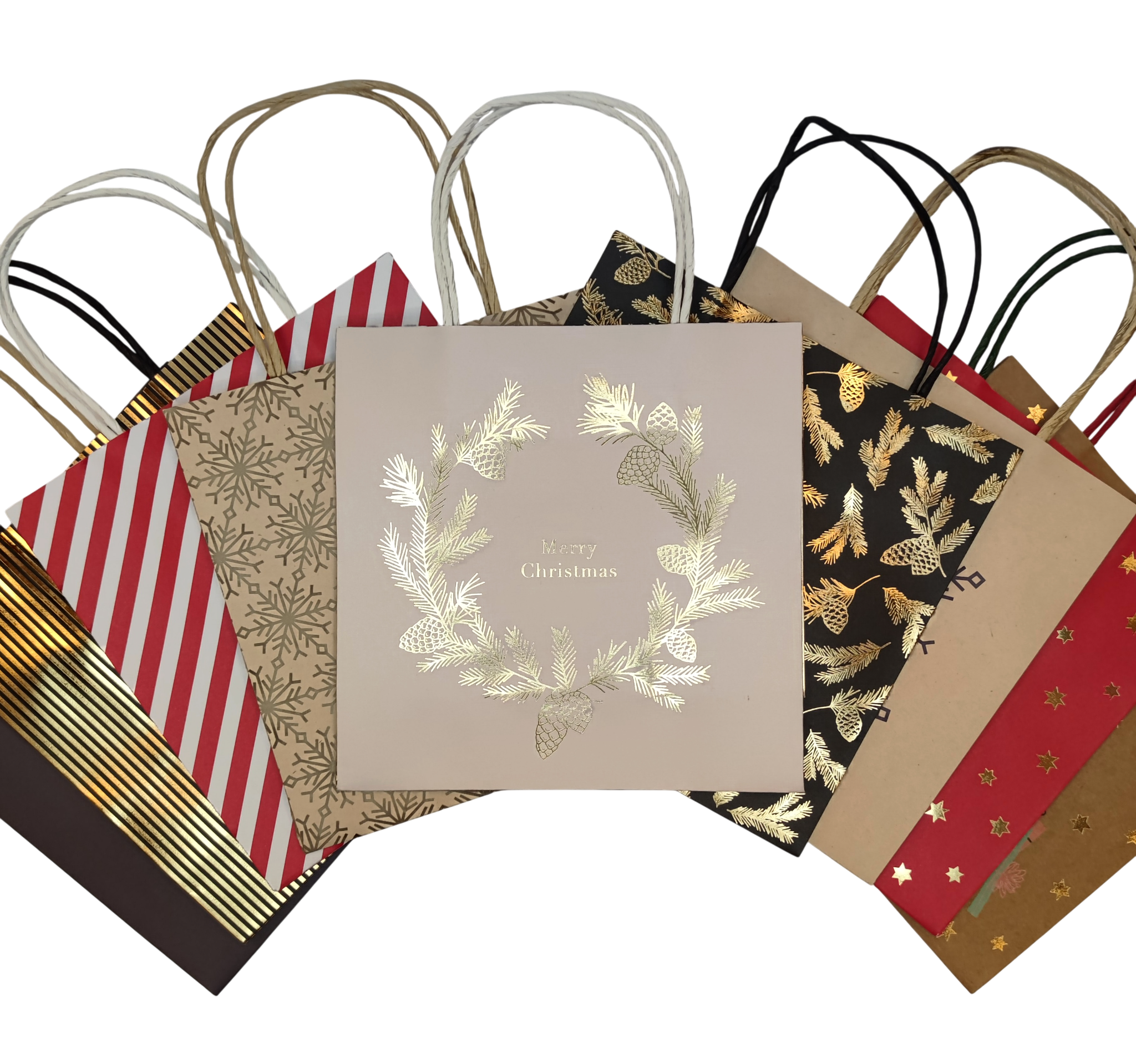 Kinkekott 20x8x20cm nöörsangadega