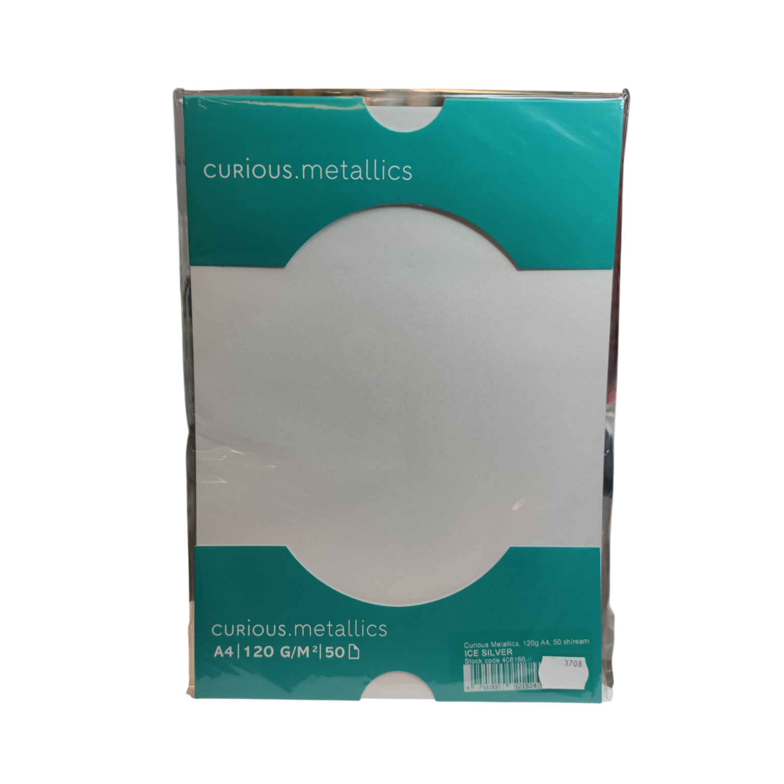 Dekoratiivpaber Curious Metallics A4/120g Ice Silver 50lehte/pk - Image 2