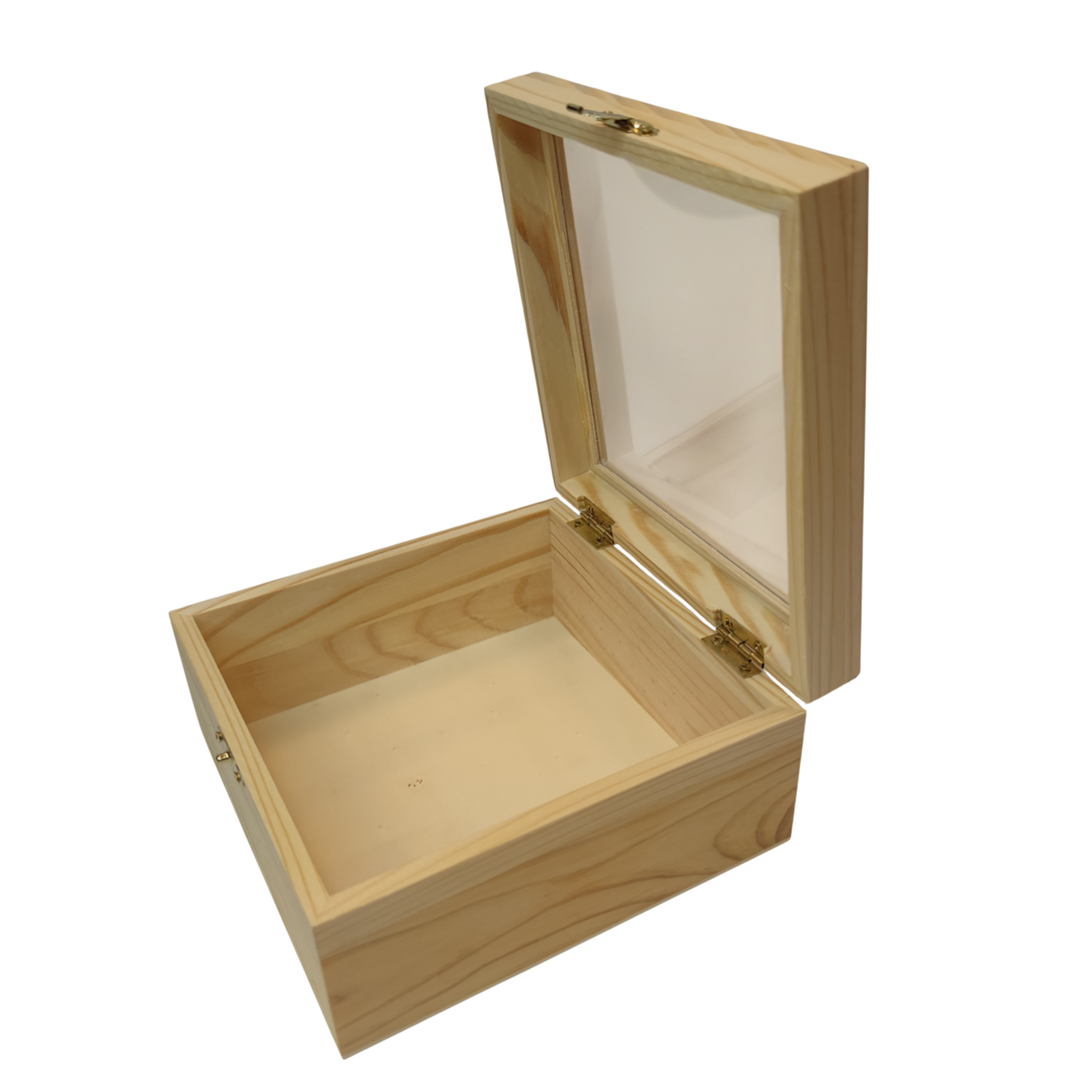 Puidust karp aknaga 15,8x15,8x7,8cm - Image 3