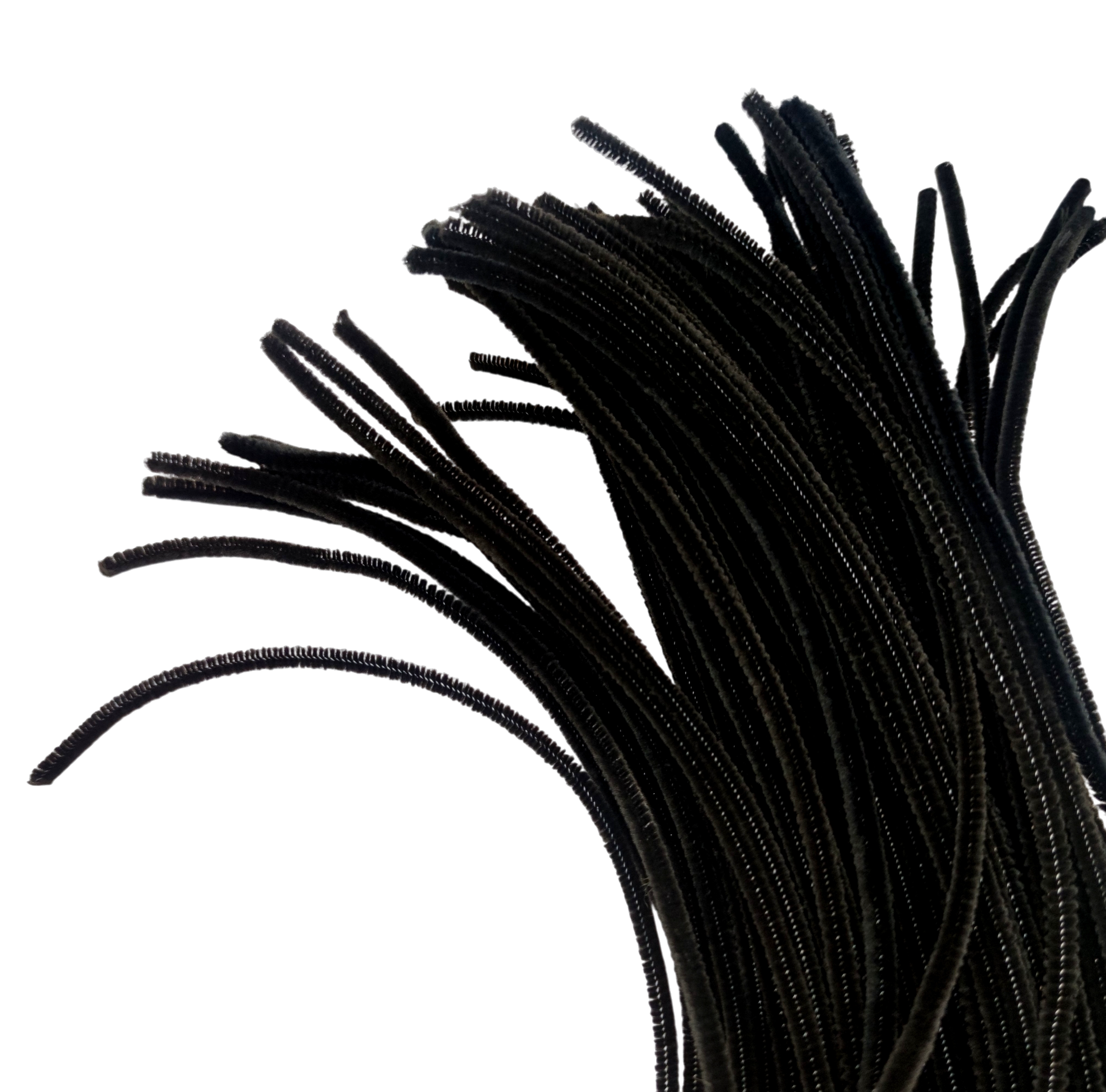 Karvatraat 30cm 100tk/pk must