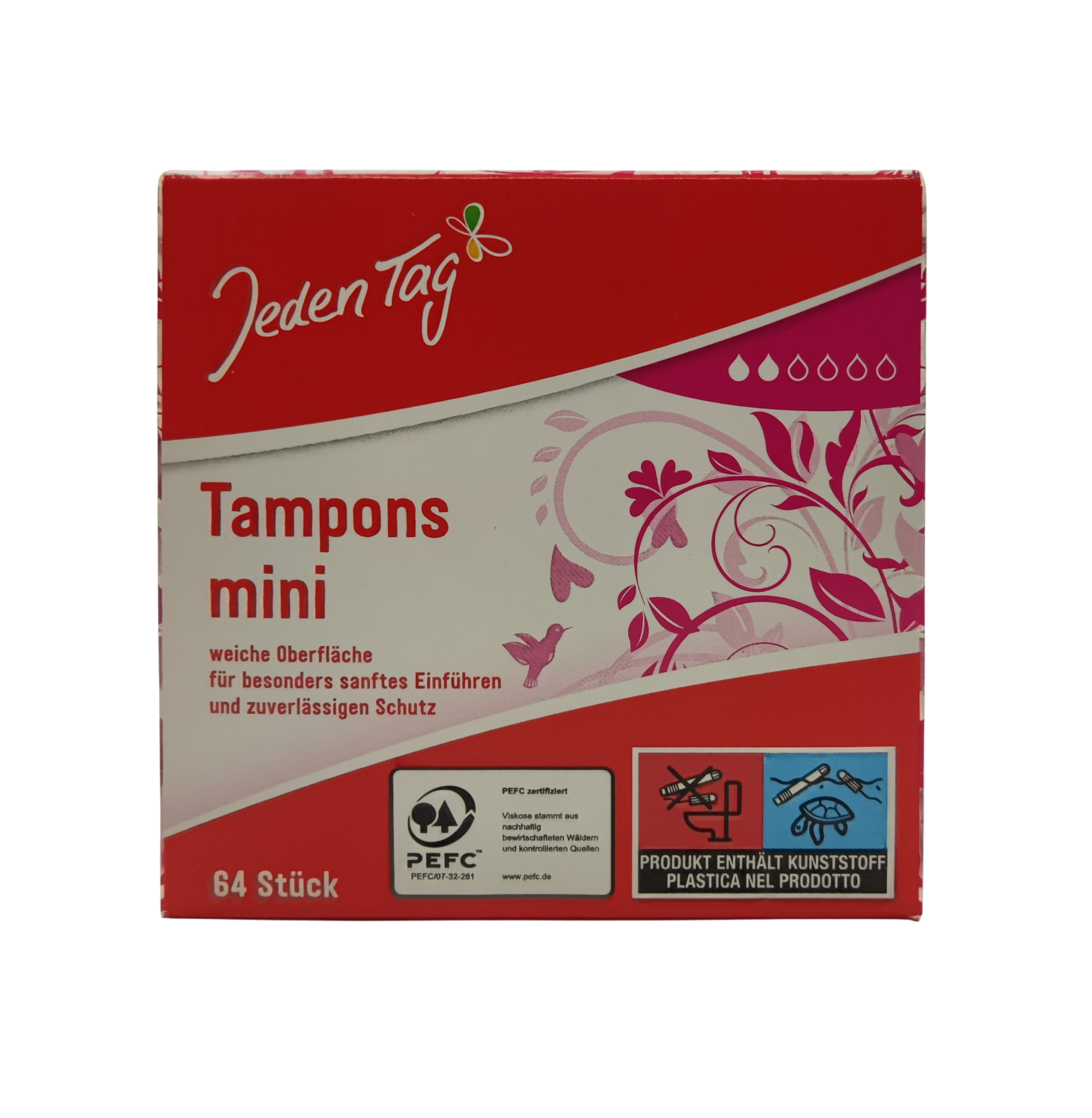 Tampoonid Jeden Tag 64tk/pk