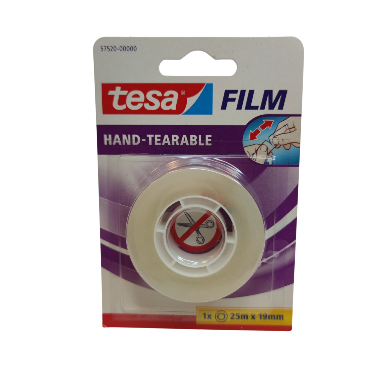 Kleeplint rebitav 19mmx25m Tesa