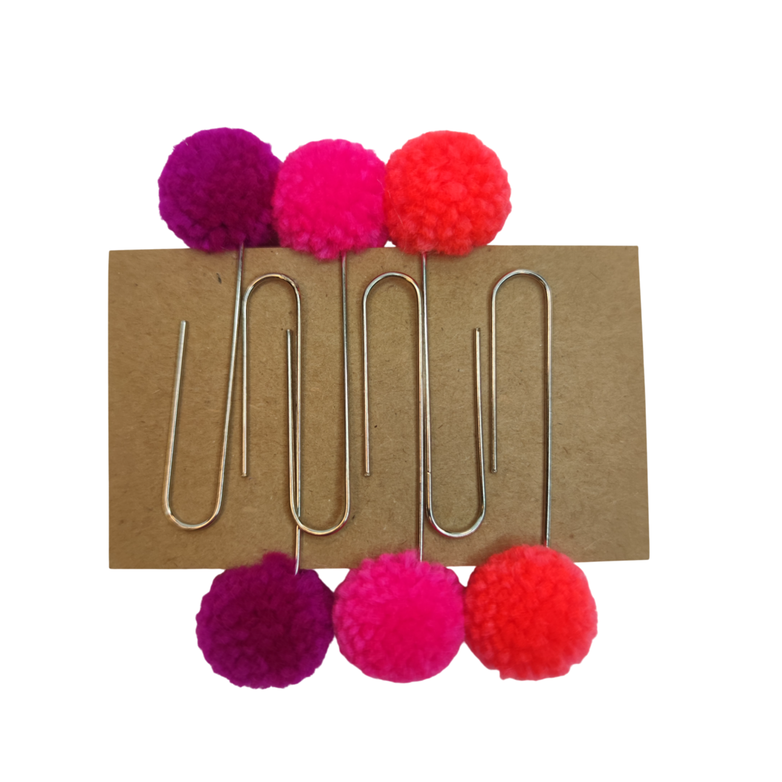 Pompoms kirjaklambril 6tk/pk - Image 2