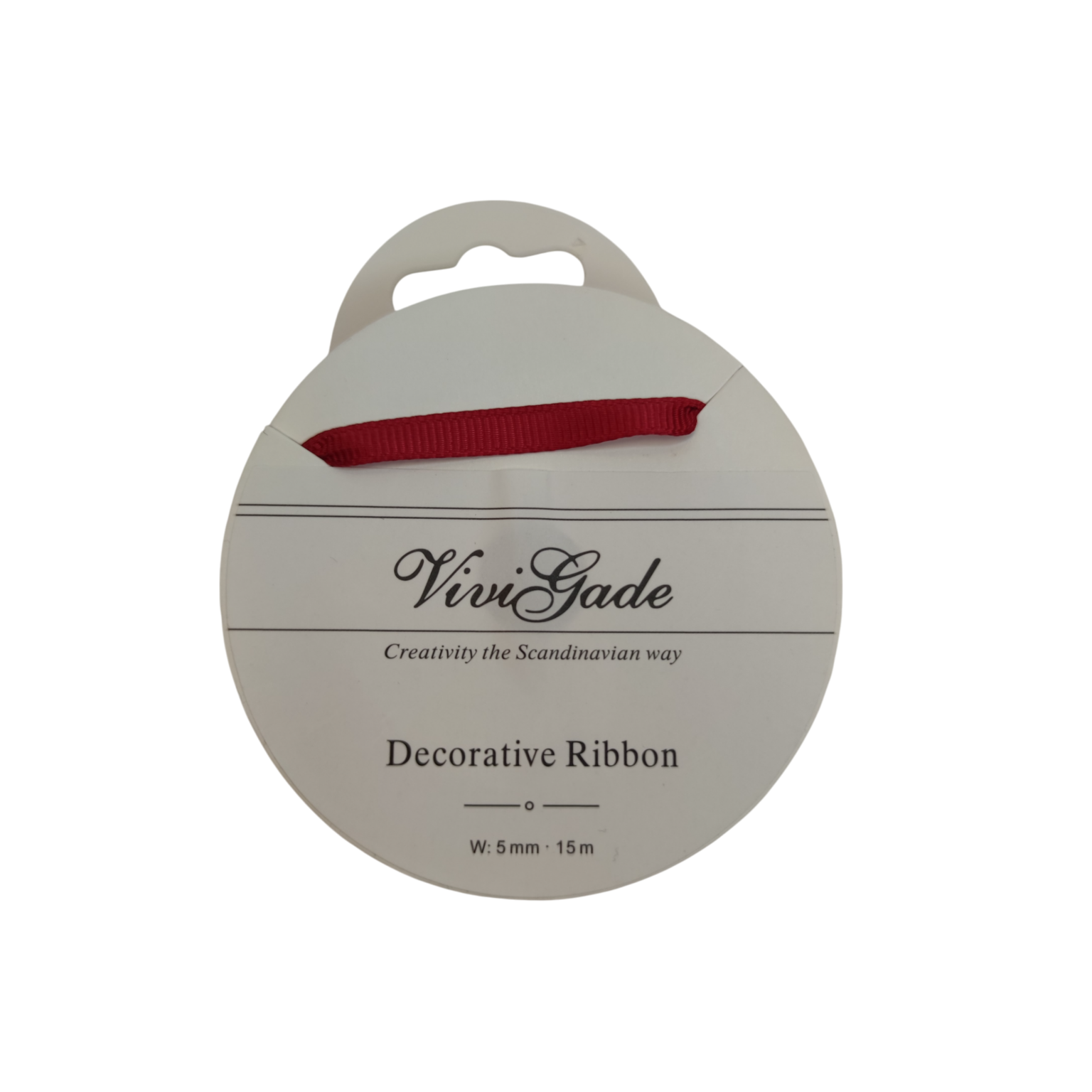 Dekoratiivpael 5mmx15m punane - Image 2