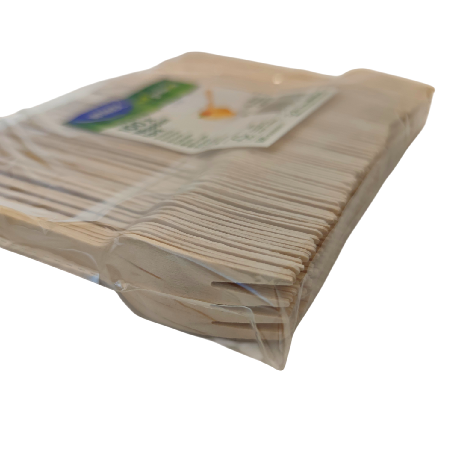 Kahvel puidust 16cm 100tk - Image 2