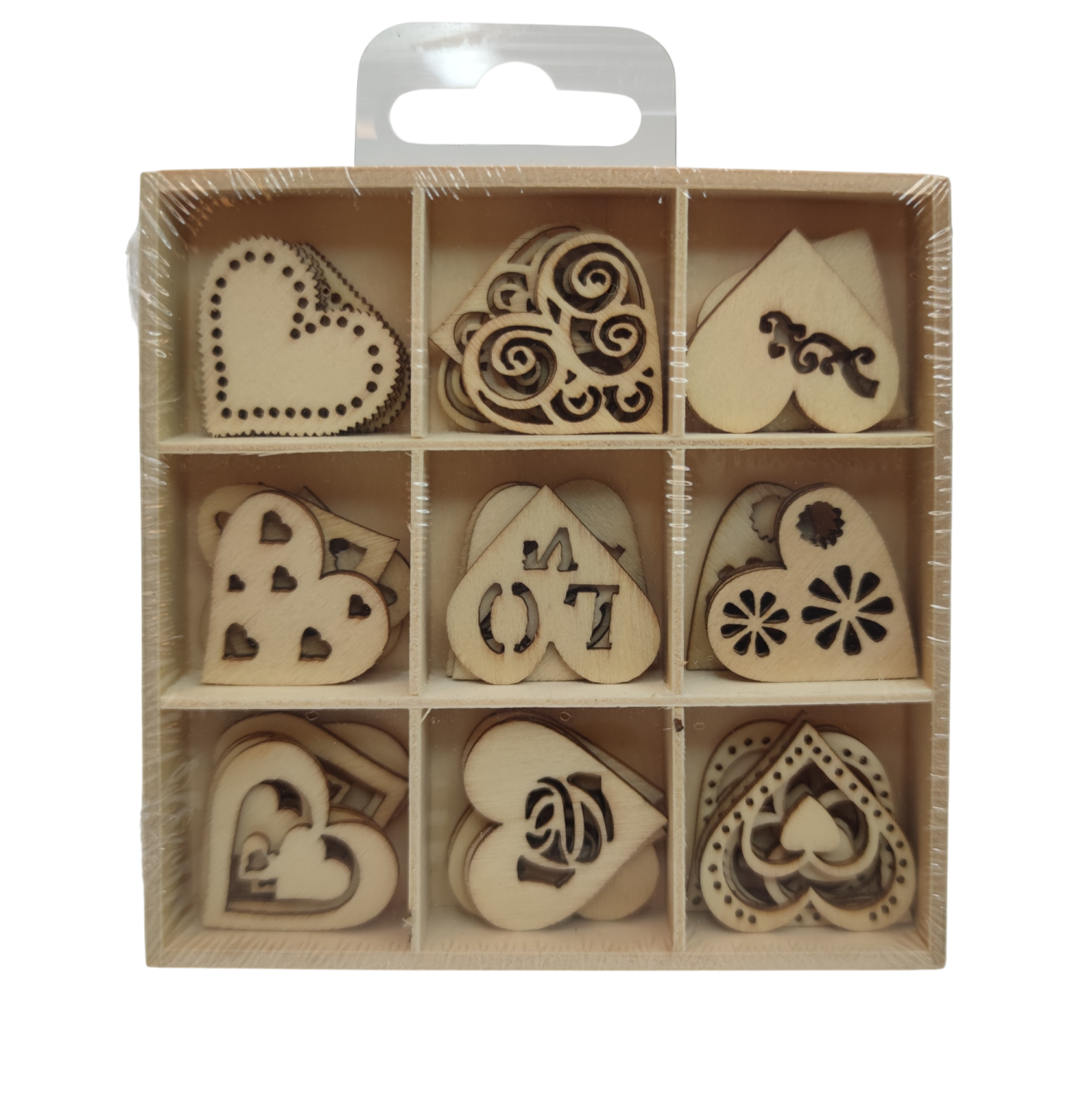 Puidust ornamentide komplekt 45tk/pk erinevad - Image 2