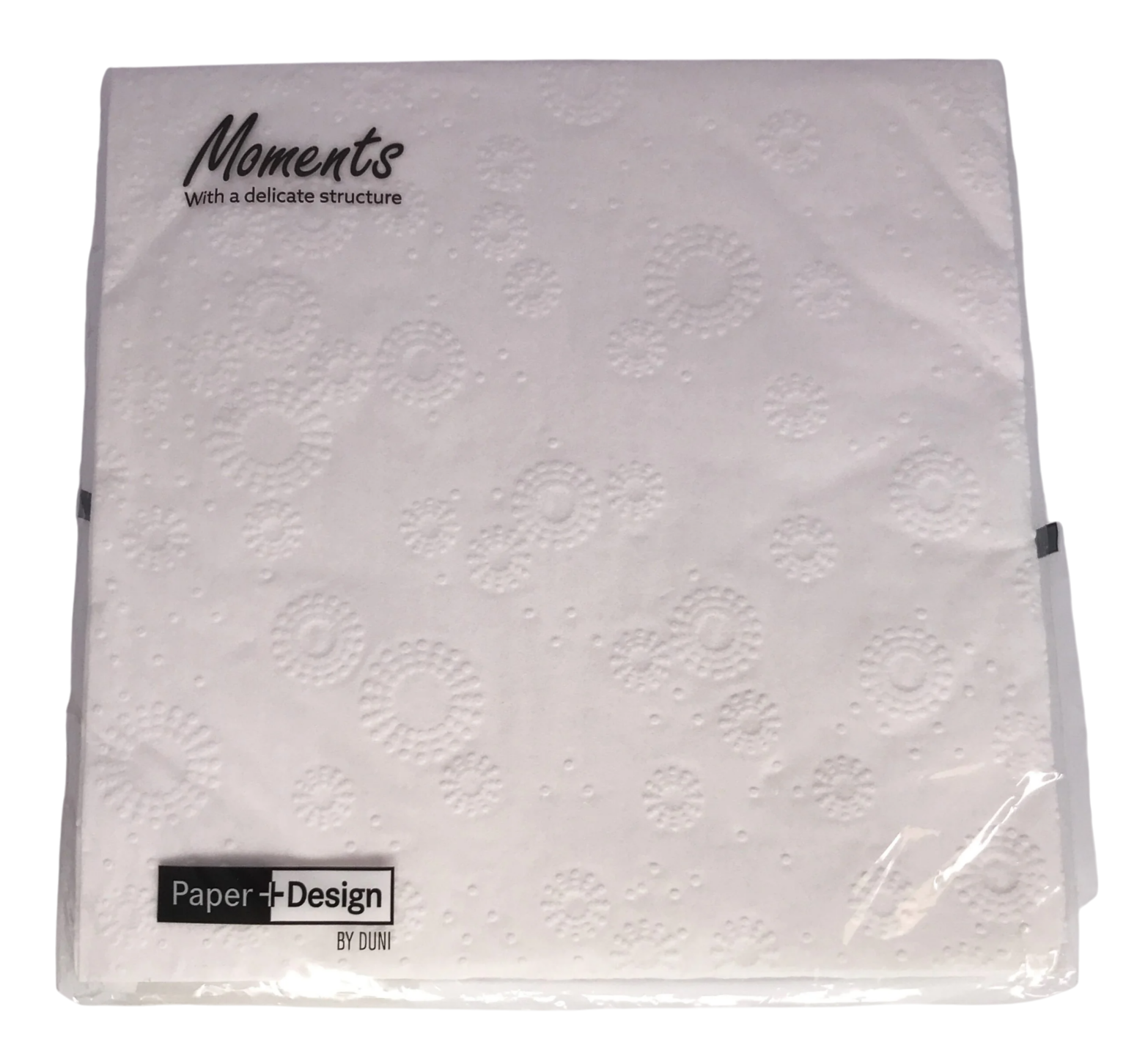 Salvrätikud 33x33 3x Moments valge 16tk/pk