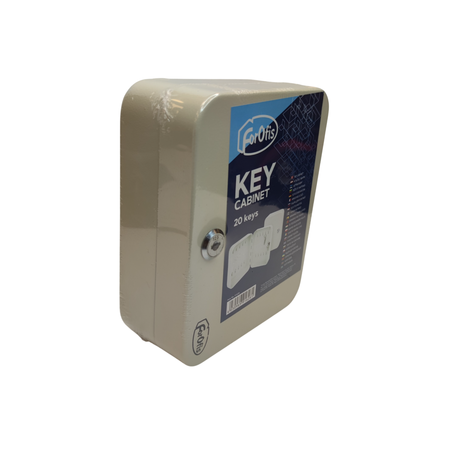 Võtmekapp 20-le FO helehall metall Forofis - Image 2