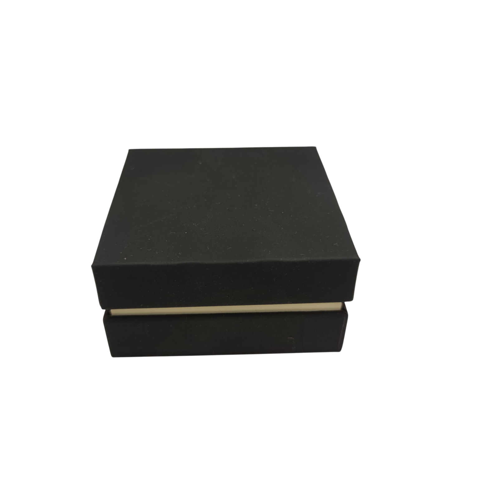 Kinkekarp 7x7x3cm must, must pehme sisu