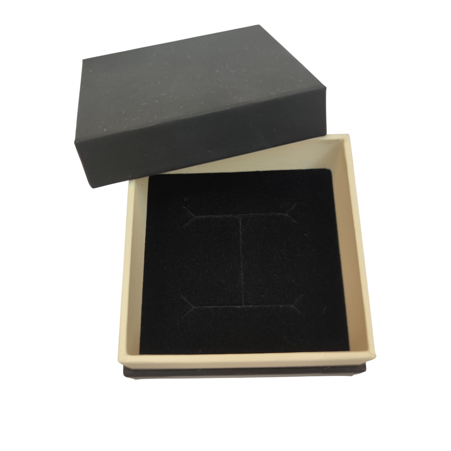 Kinkekarp 7x7x3cm must, must pehme sisu - Image 2