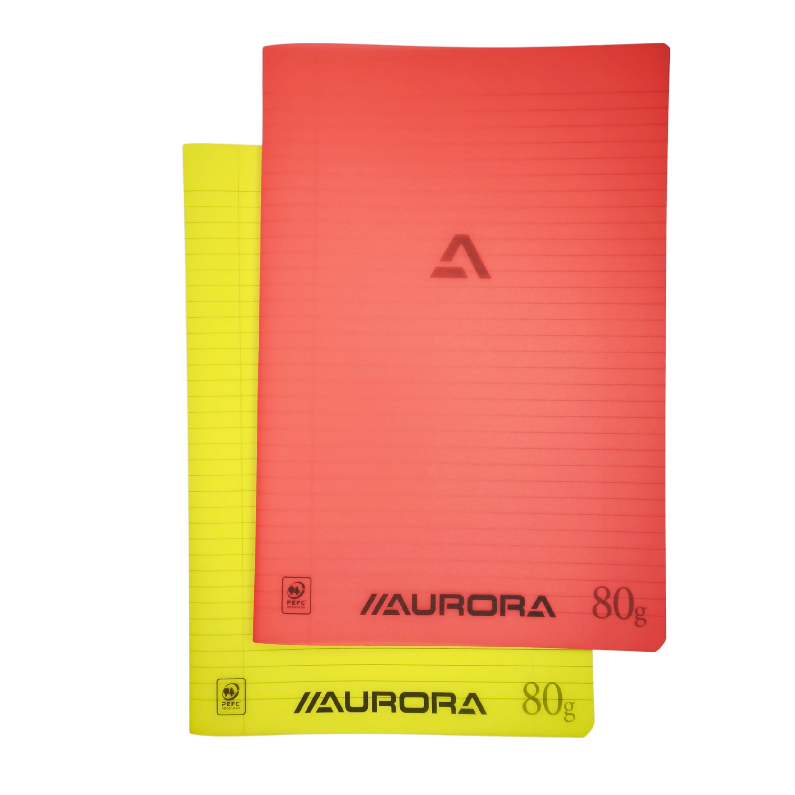 Kaustik A4 36l jooneline plastkaanega Aurora