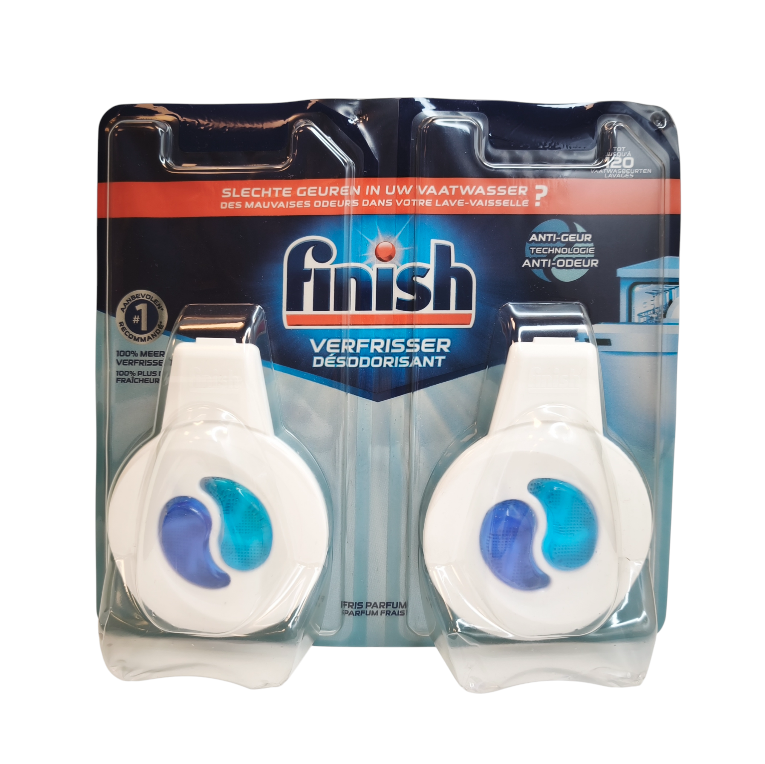 Finish nõudepesumasina värskendaja Deo 2x60g