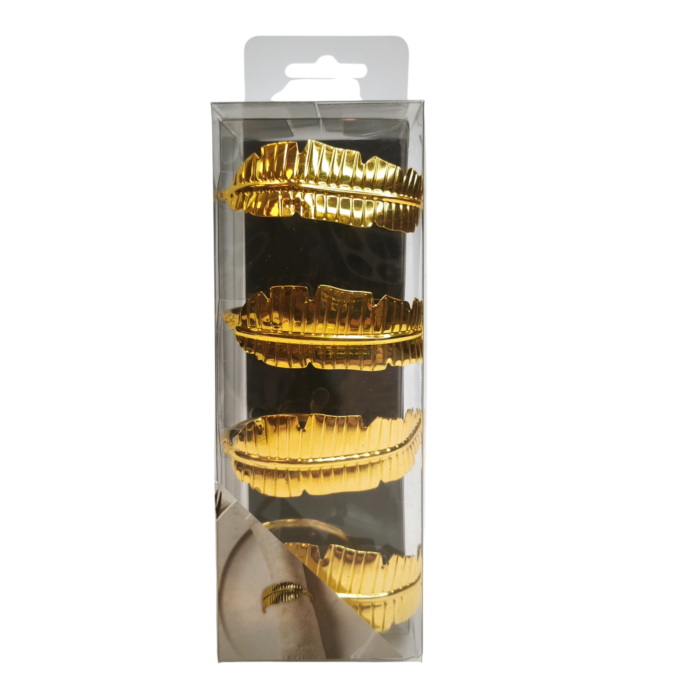 Salvrätirõngas leht/sulg 4tk/pk