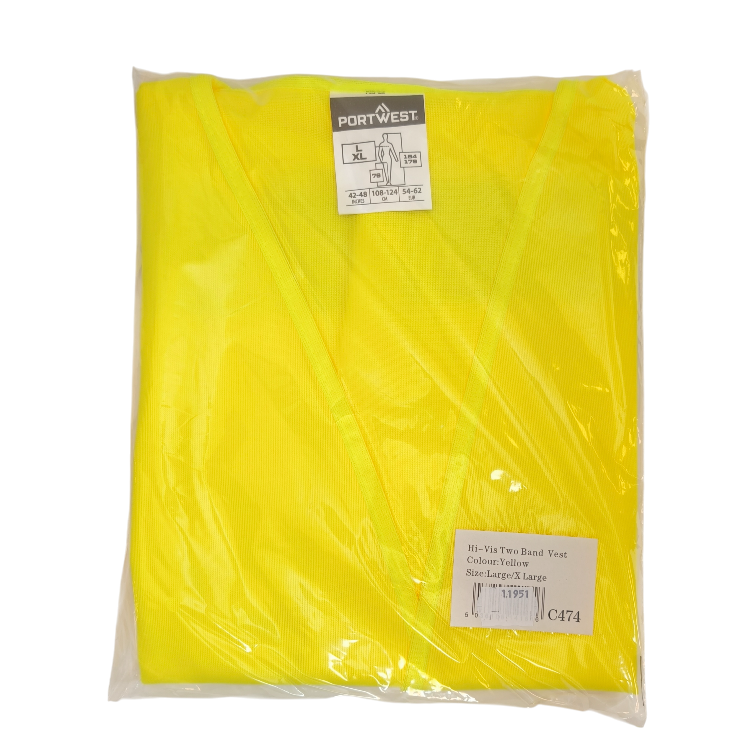 Helkurvest kollane L/XL