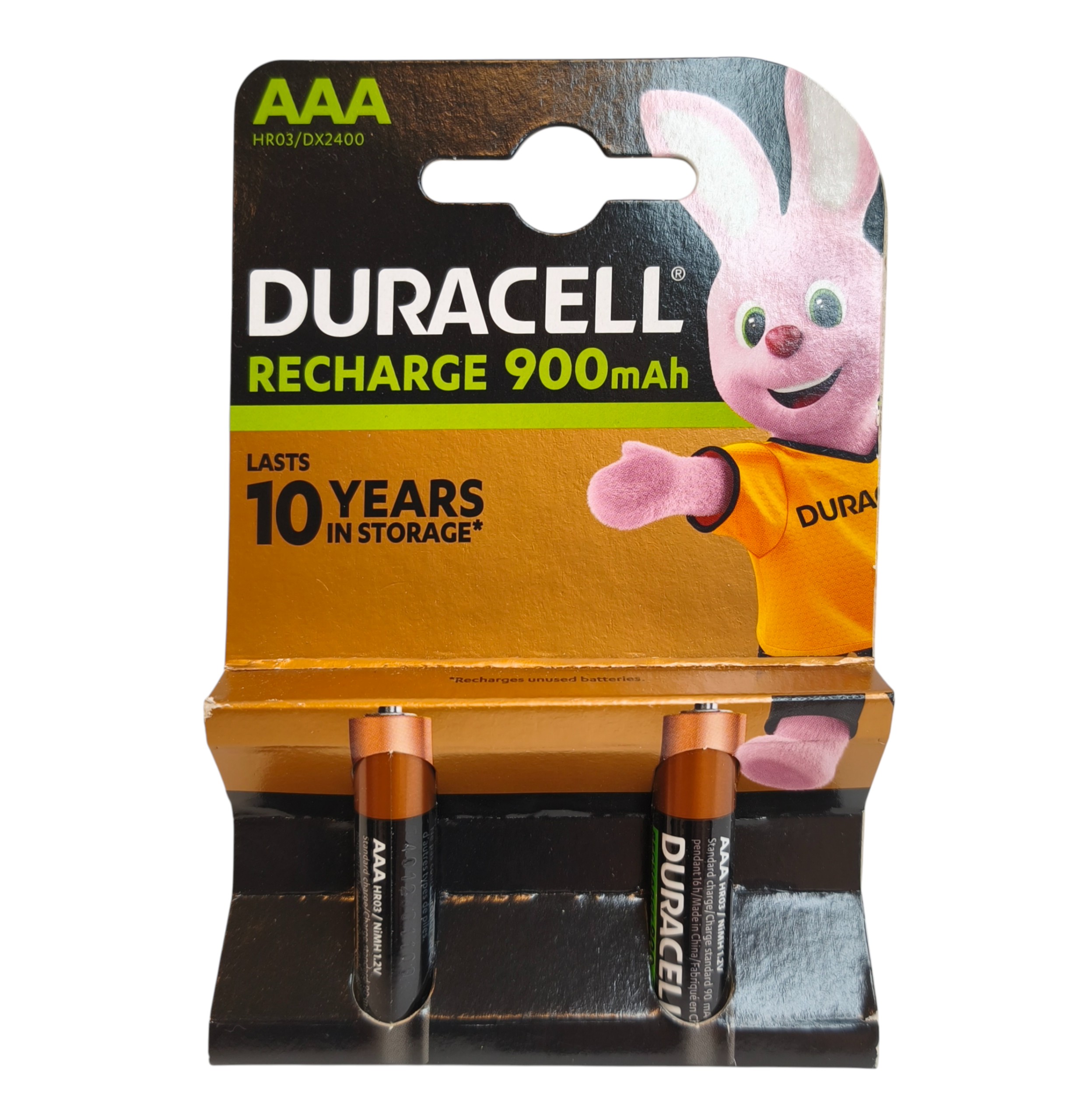 Duracell laetavad patareid AAA 900mAh 2tk/pk