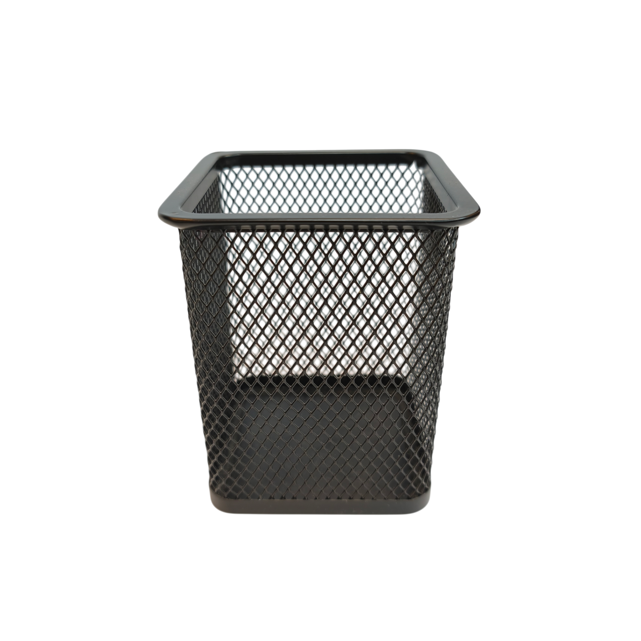 Pliiatsitops Erich Krause metallvõre, nelinurkne, must