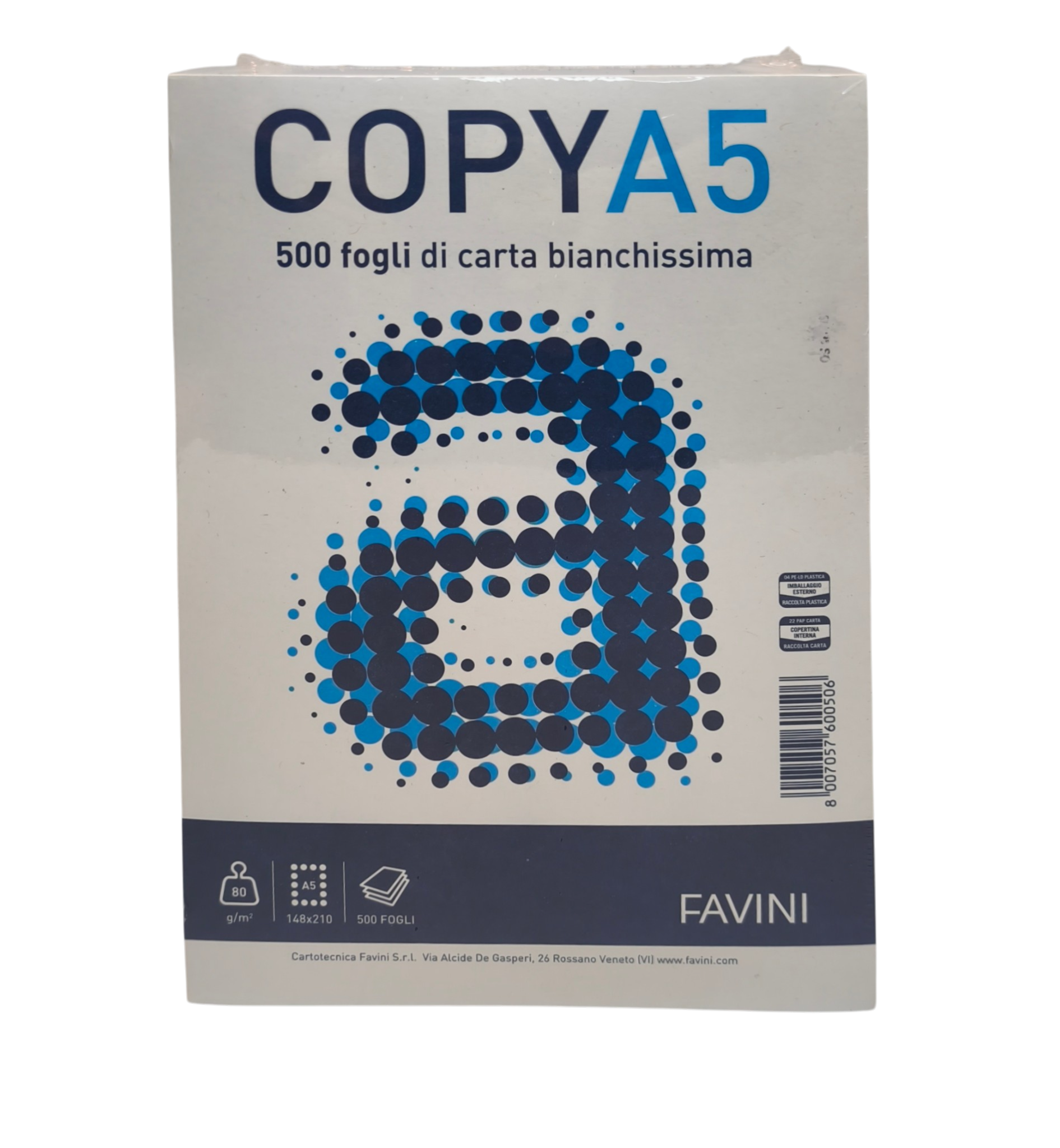 Koopiapaber A5 80g Favini 500lehte/pk
