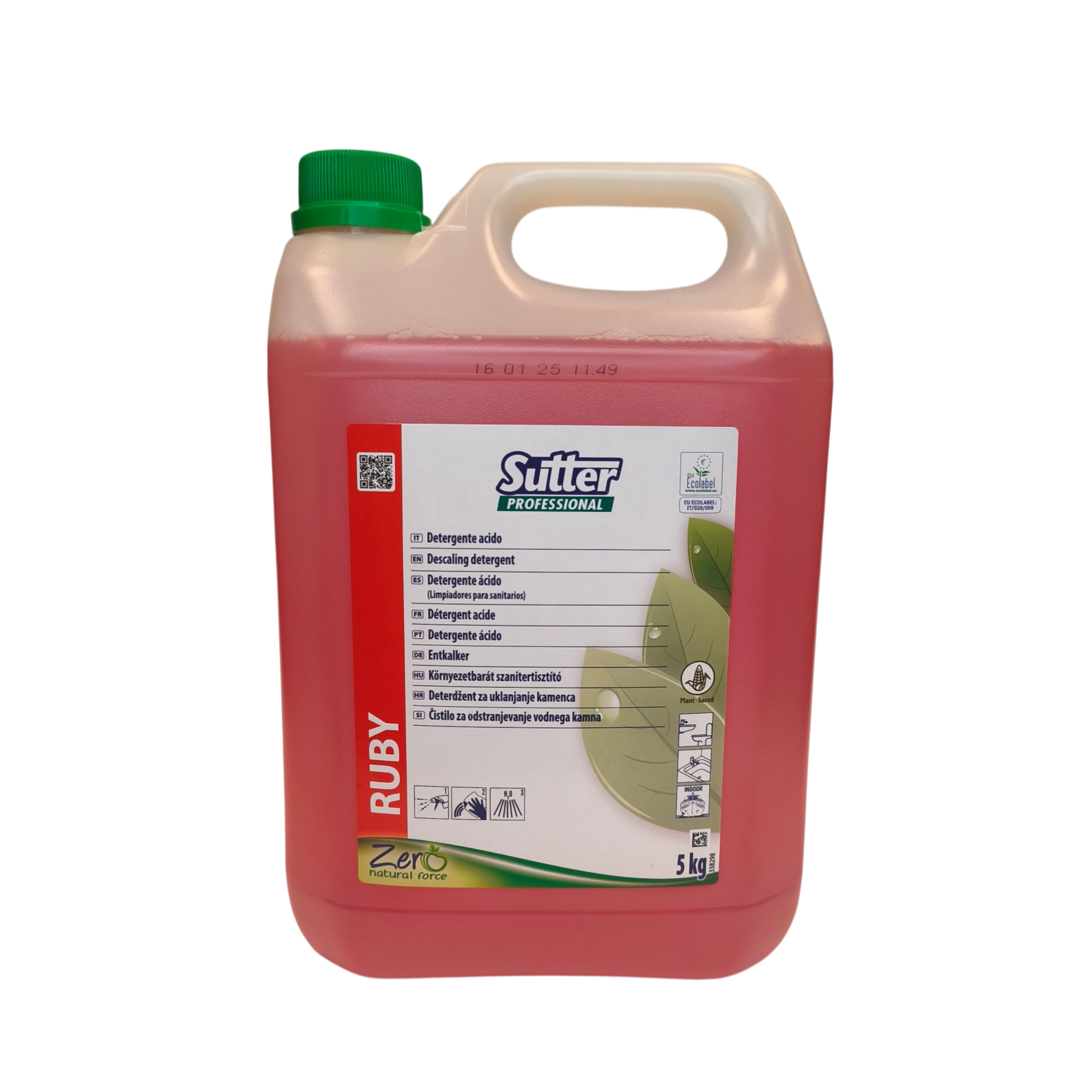 Sutter ZERO Ruby hügieeniruumide puhastusvahend 5L