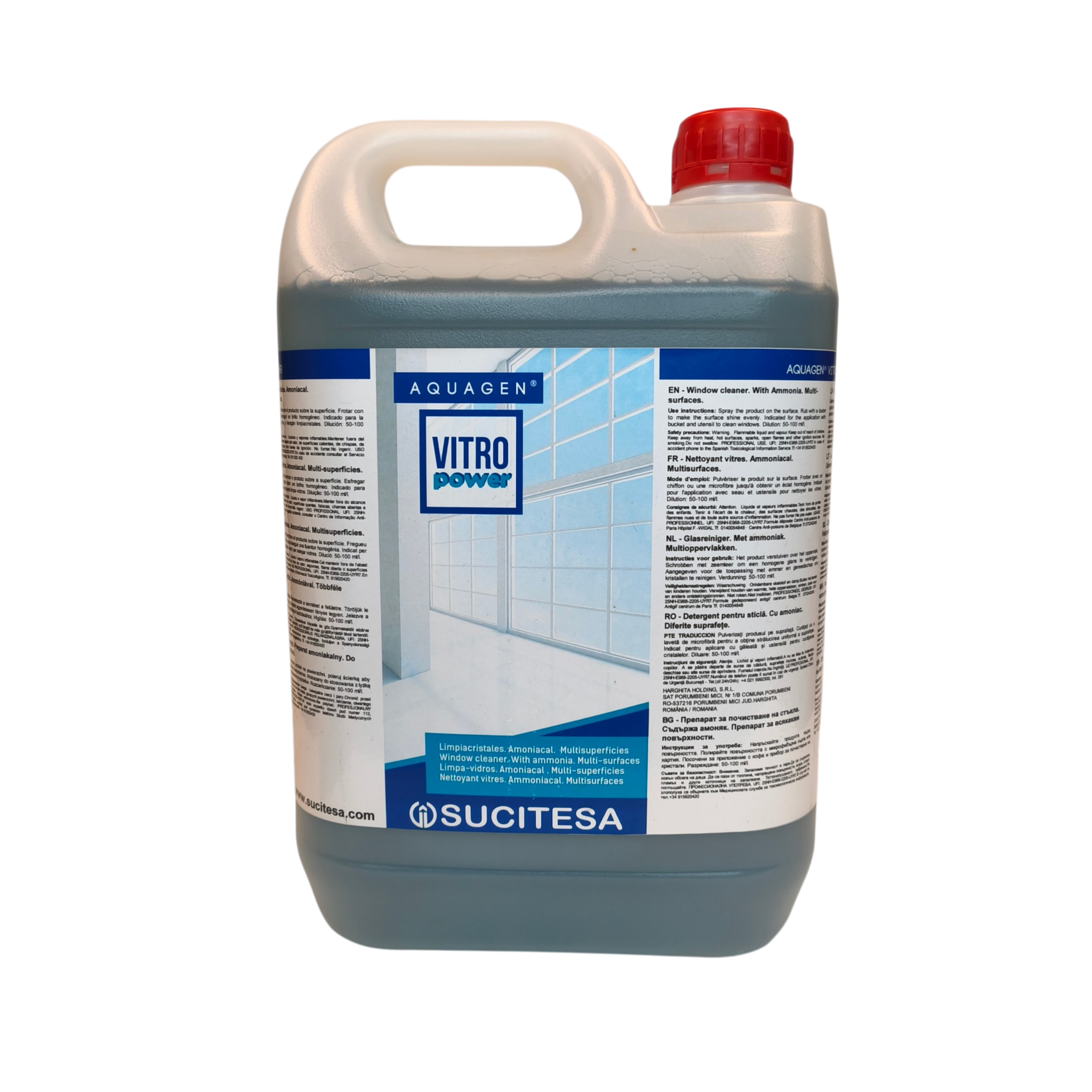 Klaasipuhastusvahend Aquagen Vitro 5L