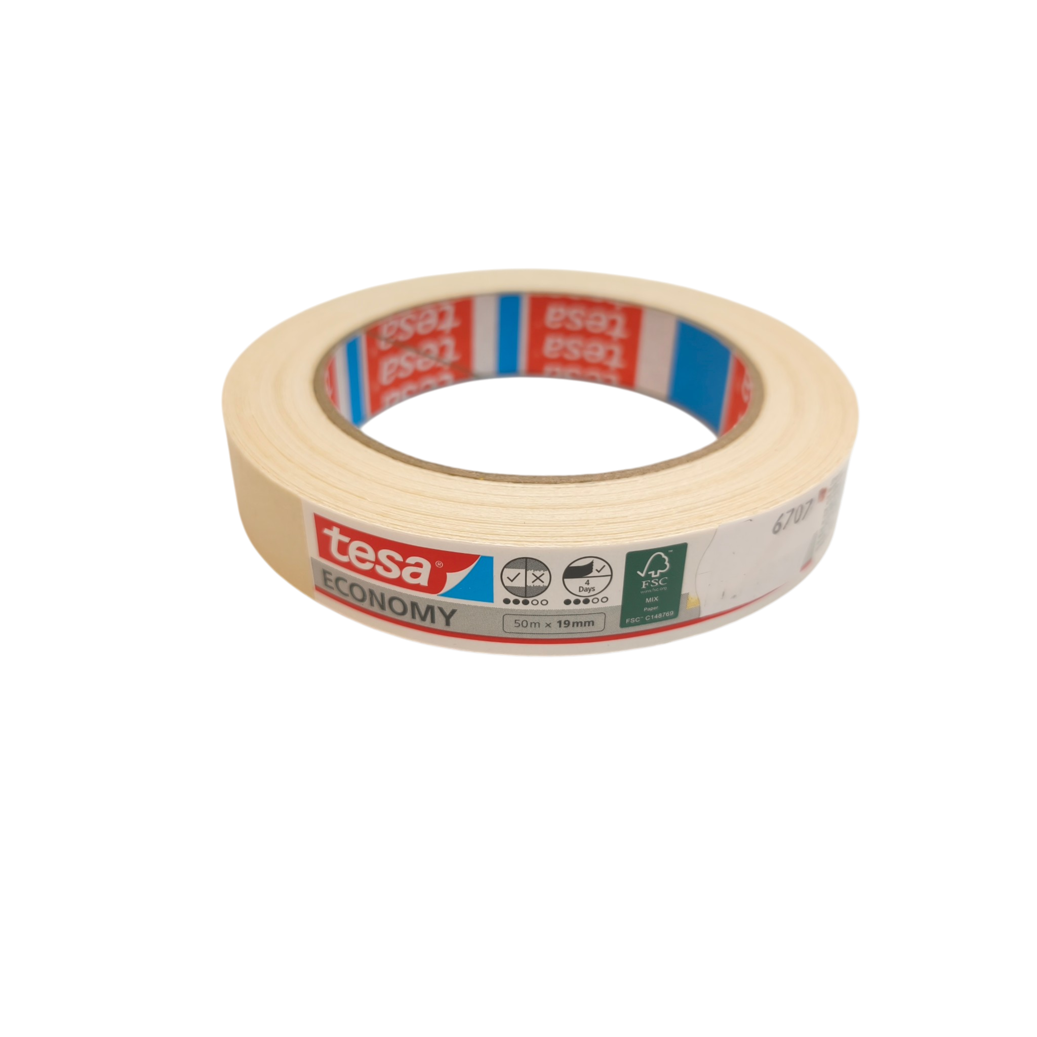 Maalriteip Eco sisetöödeks 19mmx50m Tesa