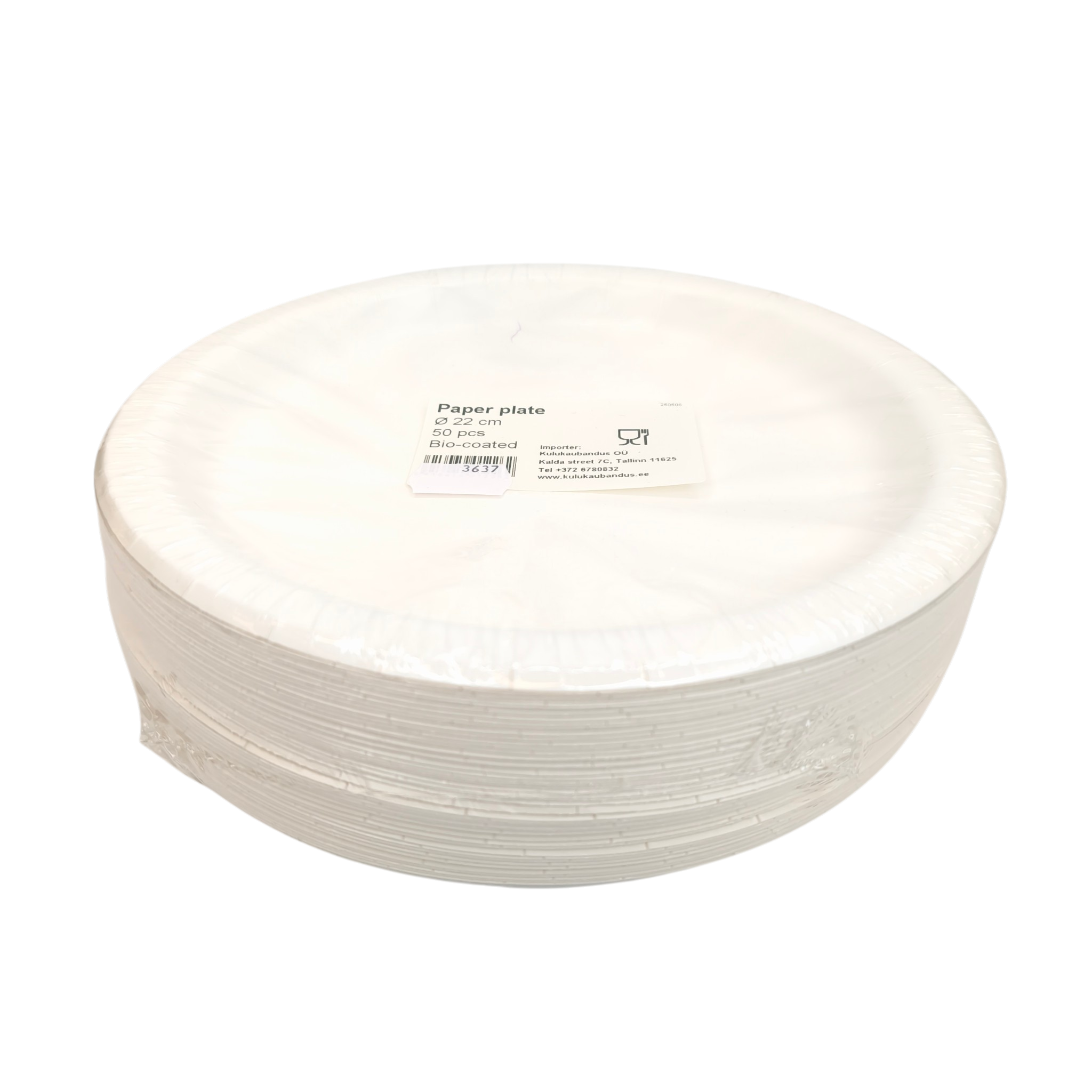 Papptaldrik 22cm 50tk/pk 10pk/kst