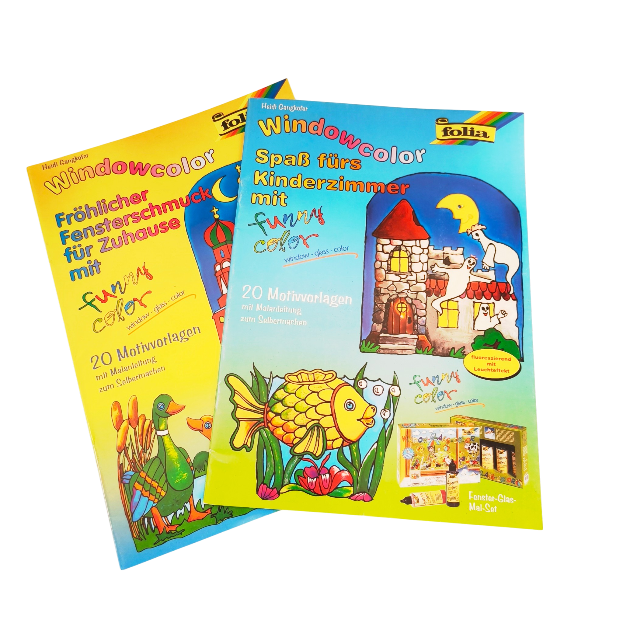 Värviraamat Folia A4 10 lehte (vitraaz)