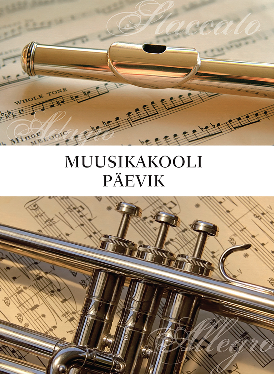 Muusikakooli päevik A5 klamberköide, kartongkaas