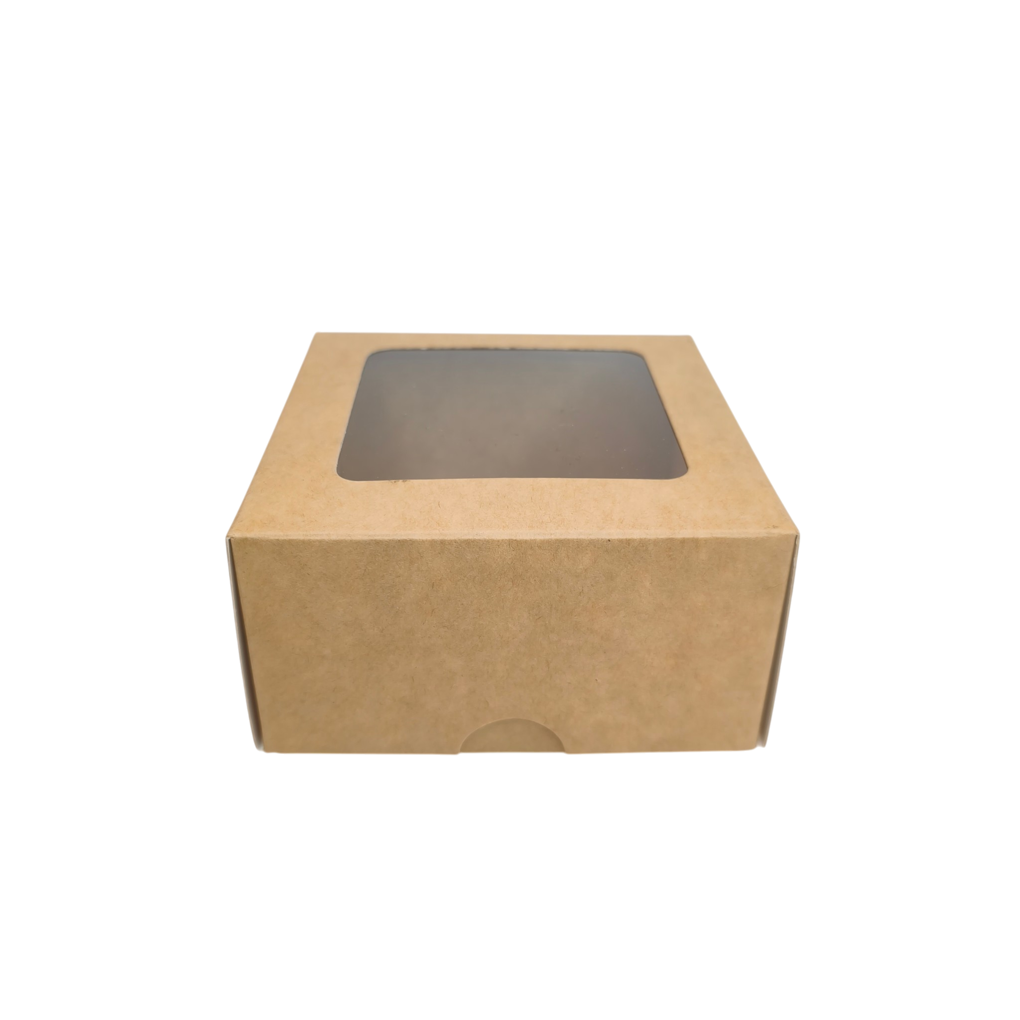 Karp kaheosaline kaas aknaga 90x90x50mm pruun