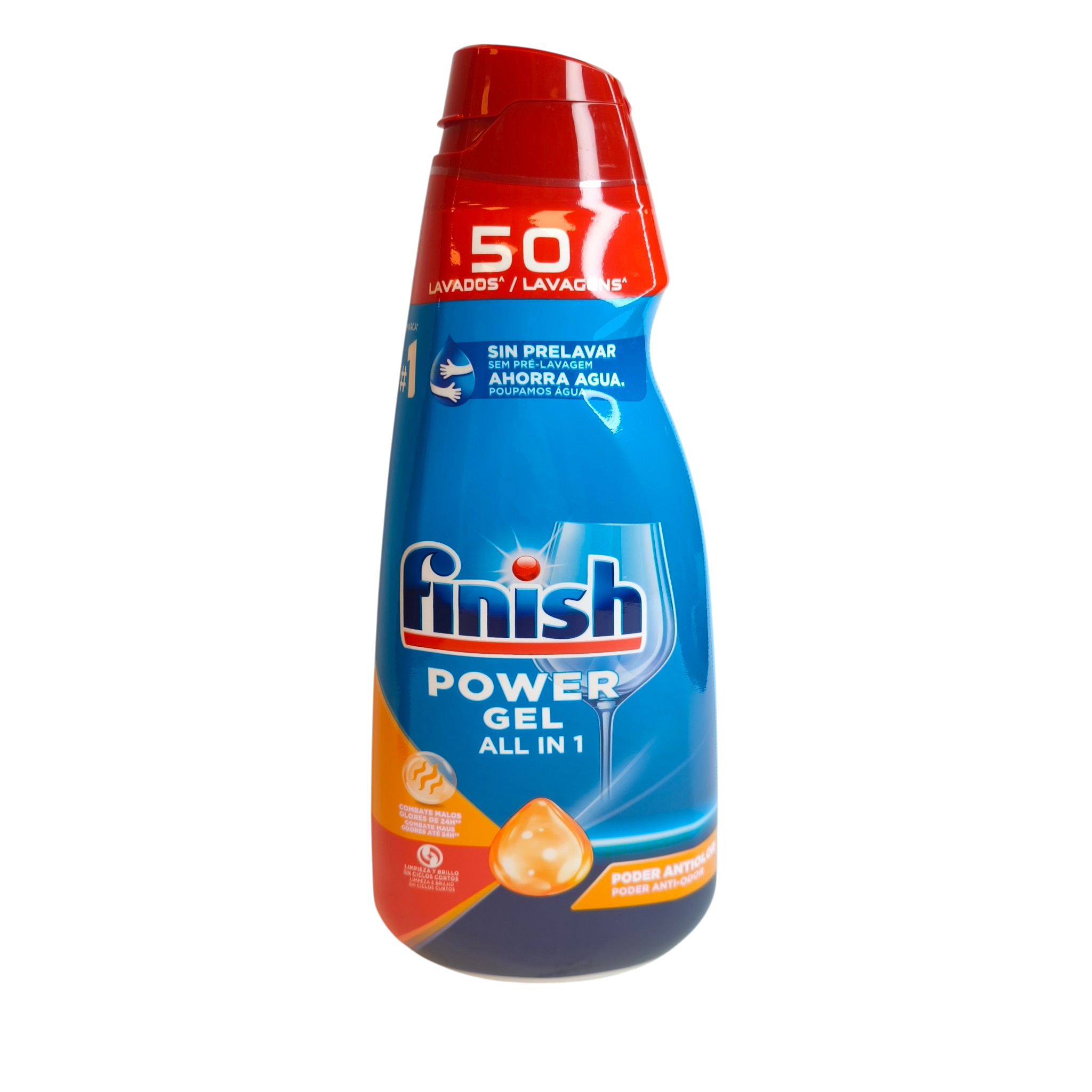 Finish nõudepesumasina geel All in One Max Anti-Odor 1L