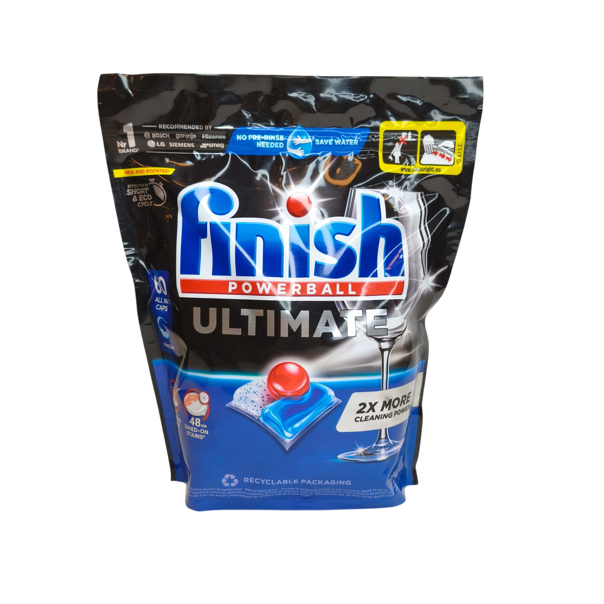 Finish Ultimate All in One Regular 60tk/pk
