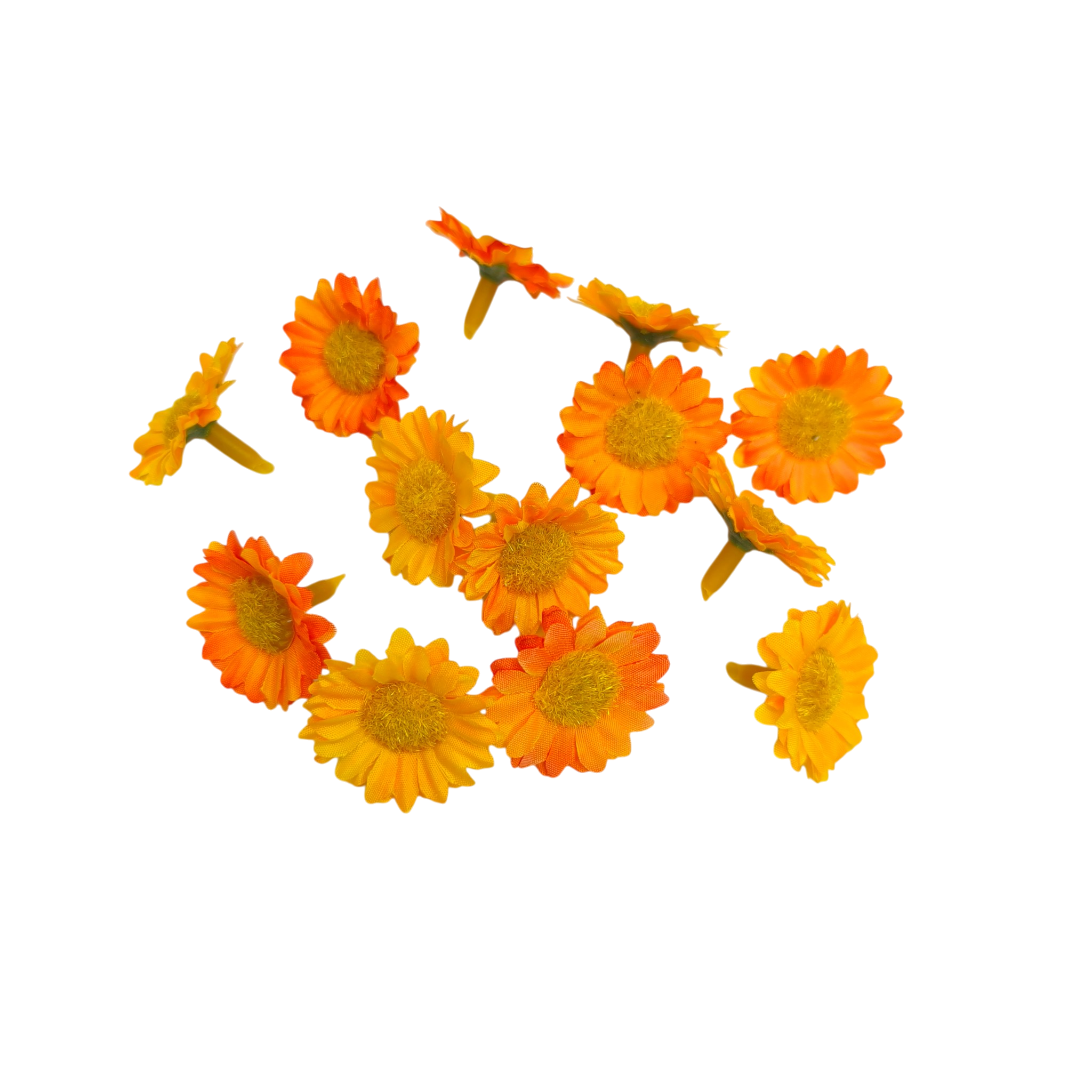 Lilleõied 2,5 - 3cm oranž 40tk/pk