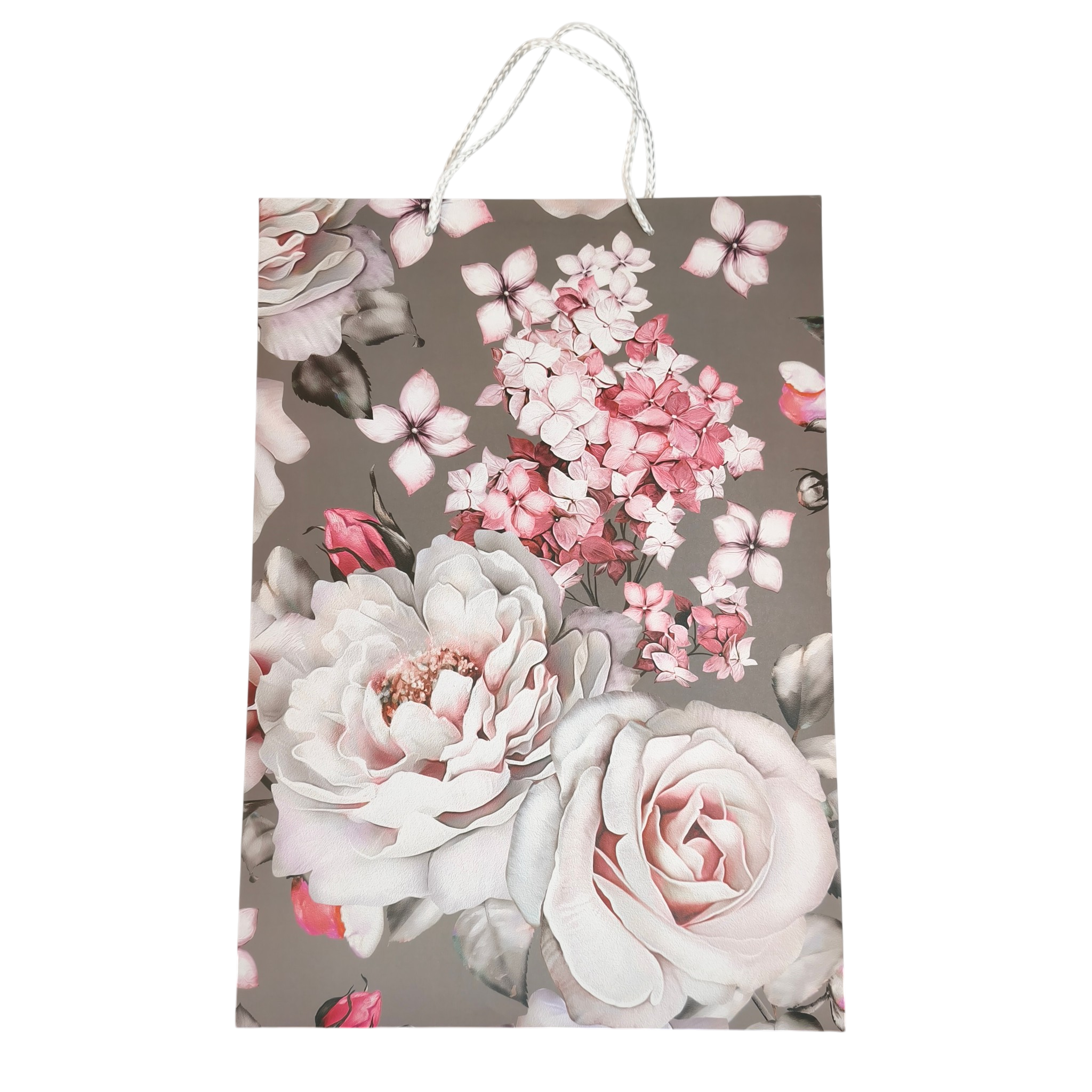 Kinkekott XL Magnoolia/Roosid