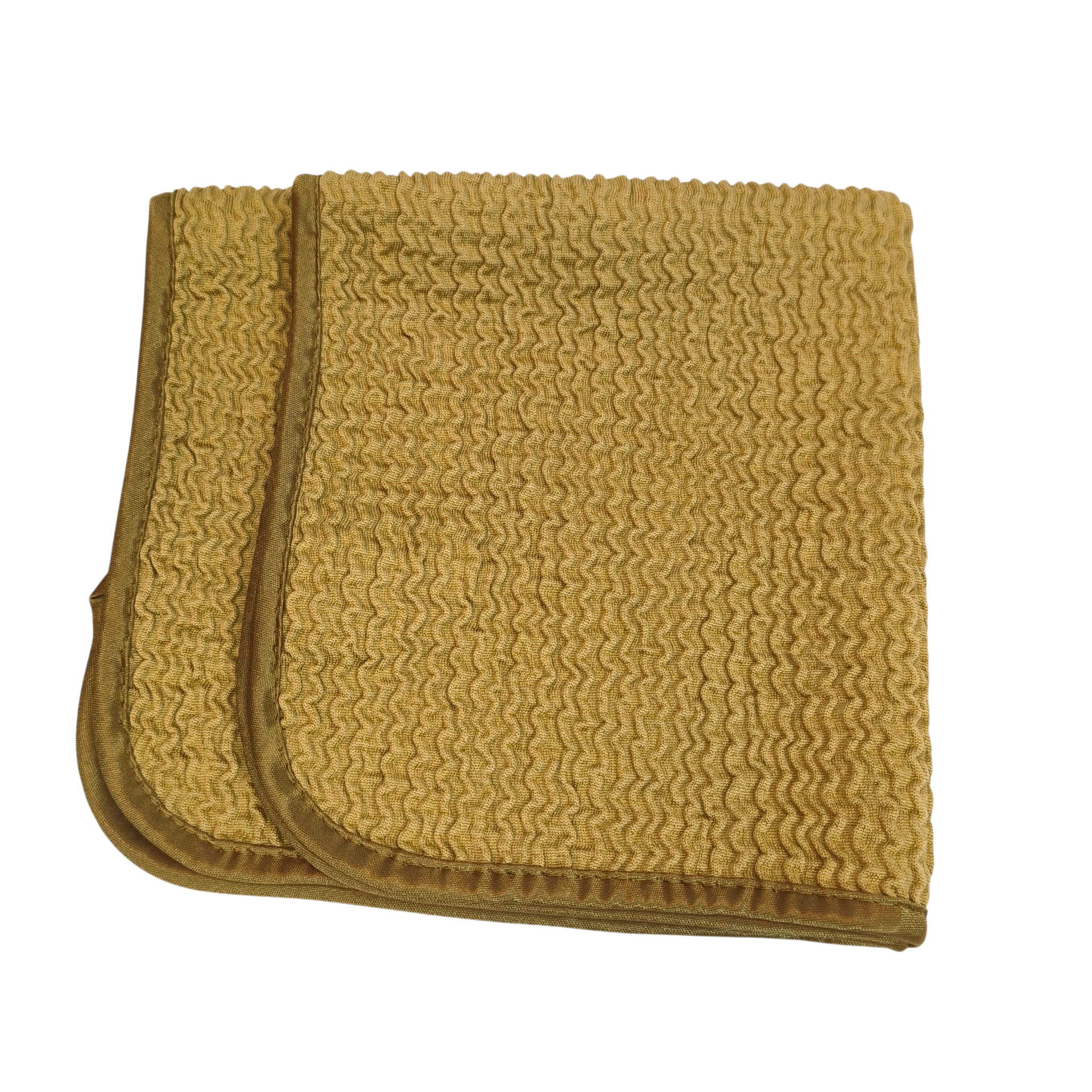 Mikrokiudlapp Wave Gold 36x36cm