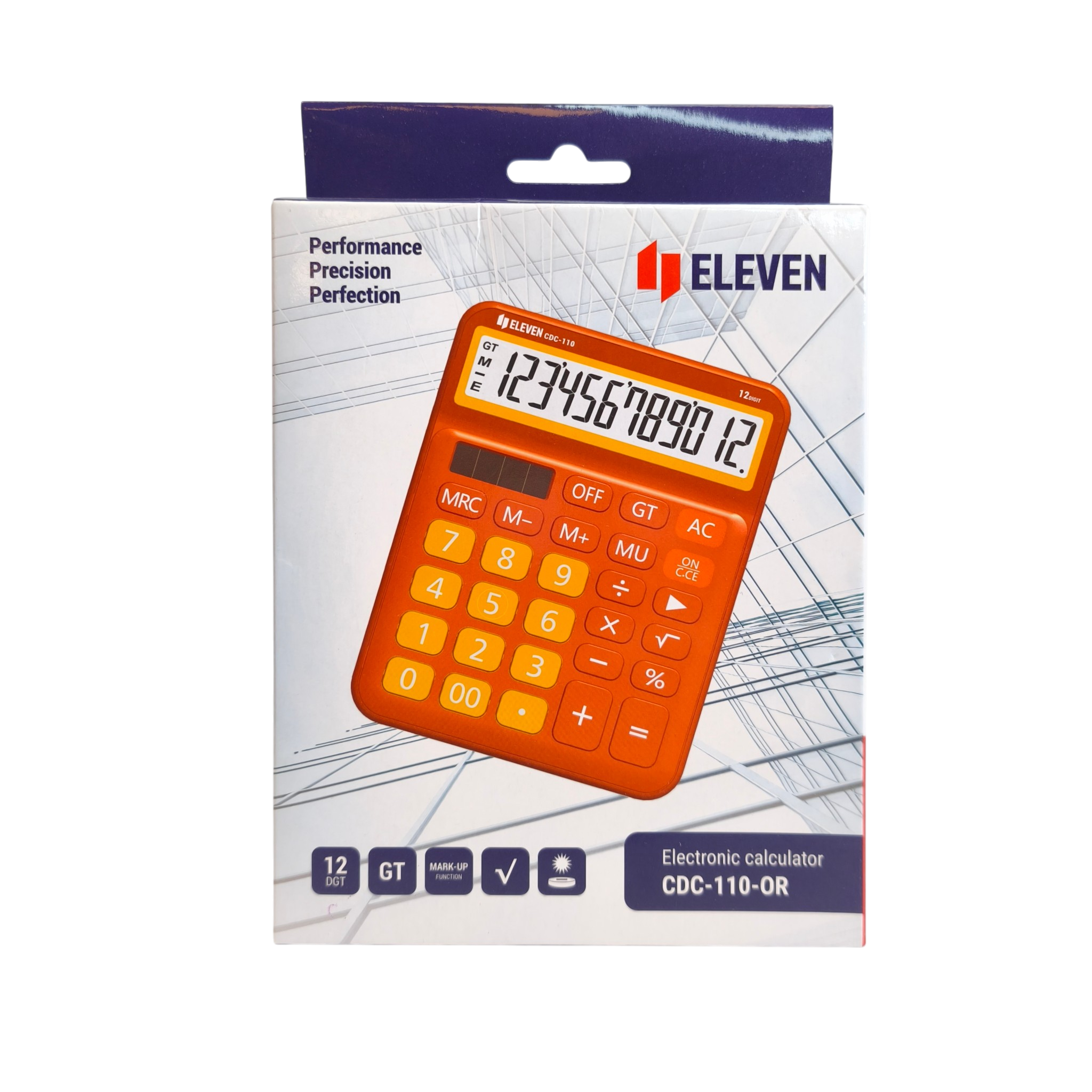 Kalkulaator Eleven CDC110ORE 12 kohta oranž