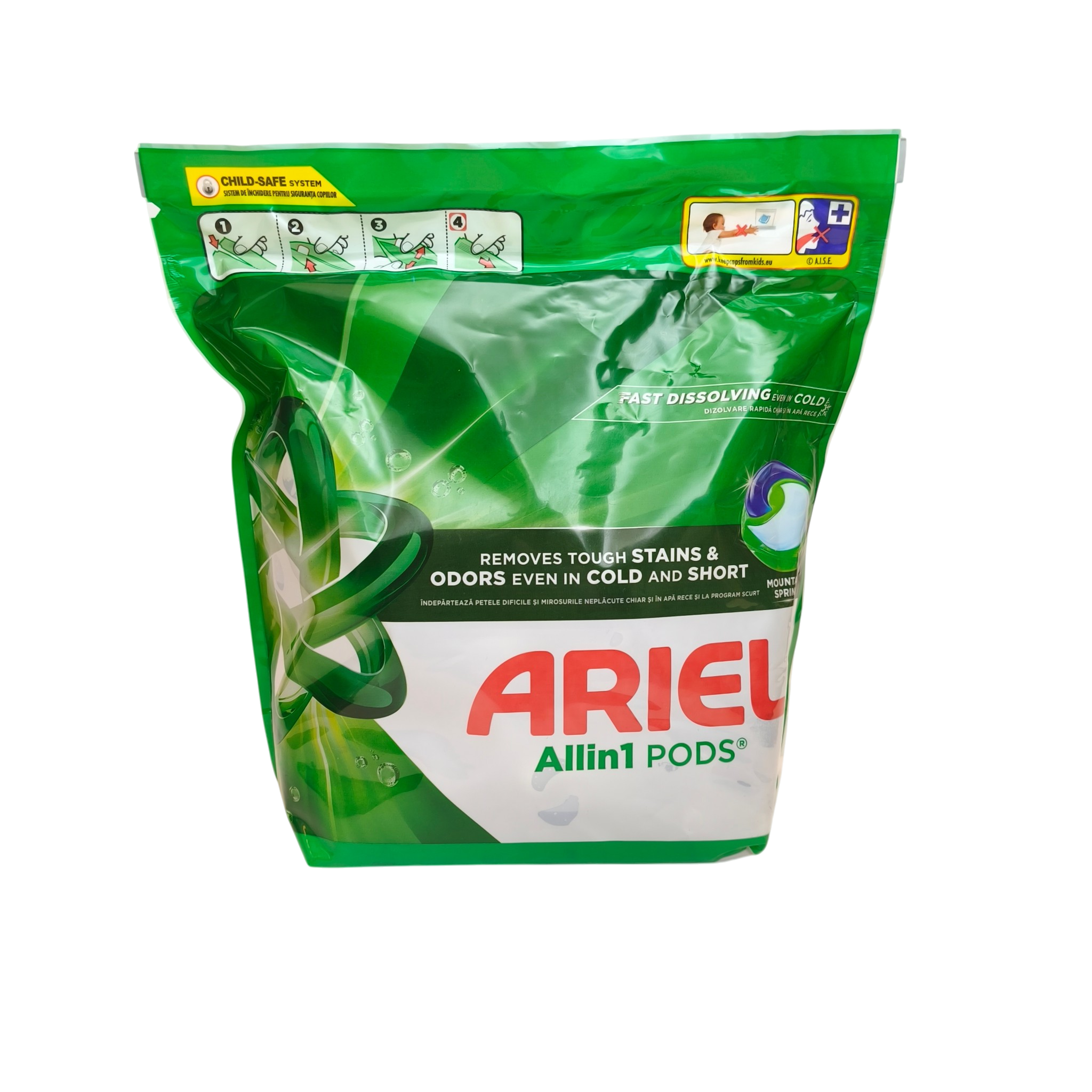Pesukapslid Ariel Mountain Spring 65tk/pk